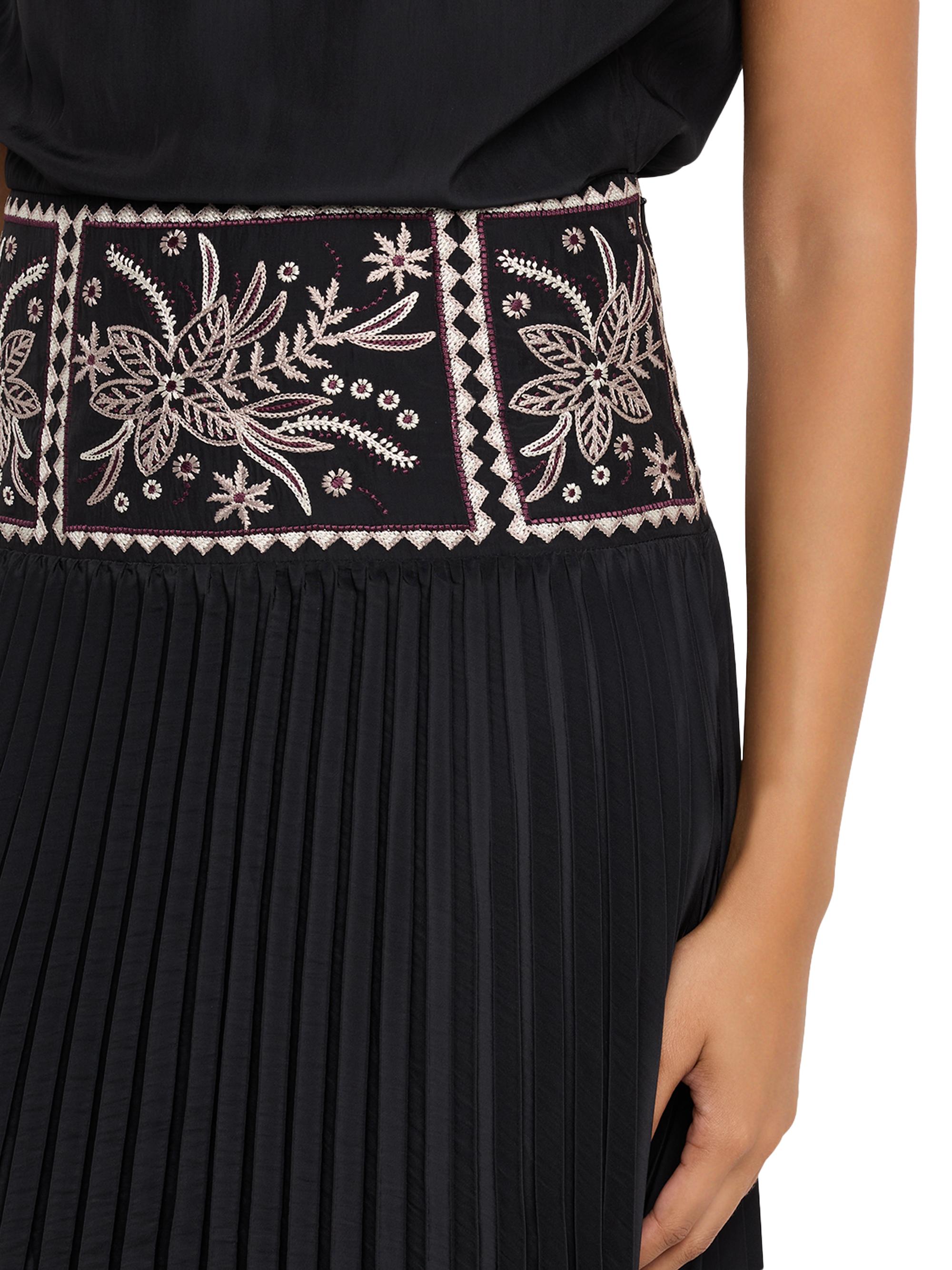 Ramy Brook Kimberly Embroidered Pleated Midi-Dress | Saks Fifth Avenue