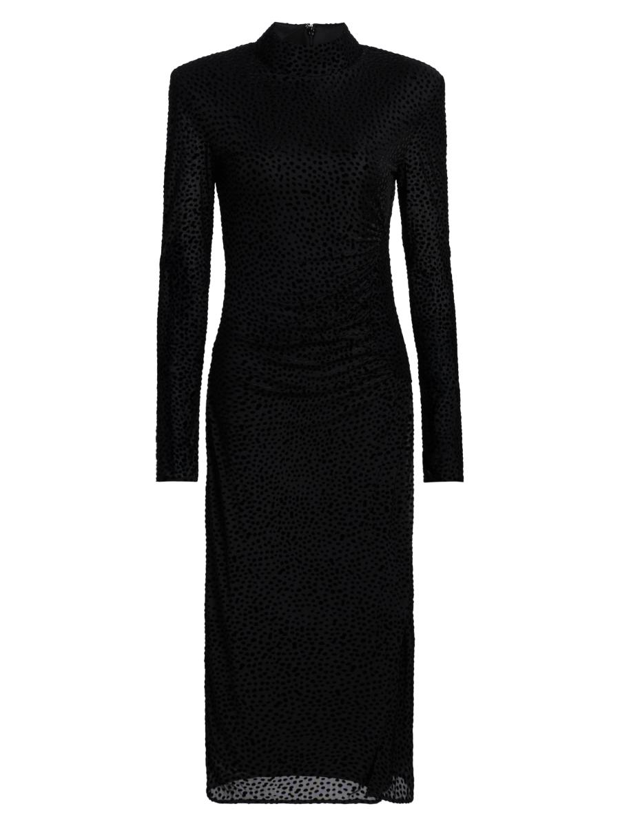 Ramy Brook Dot Eveline Polka Dot Midi-Dress | Saks Fifth Avenue