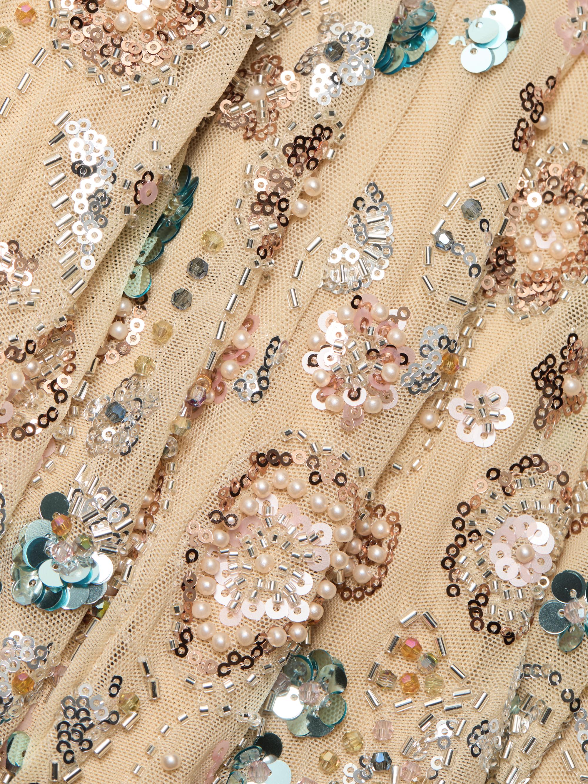 Self-Portrait Sequined Embroidered Dress | Saks Fifth Avenue
