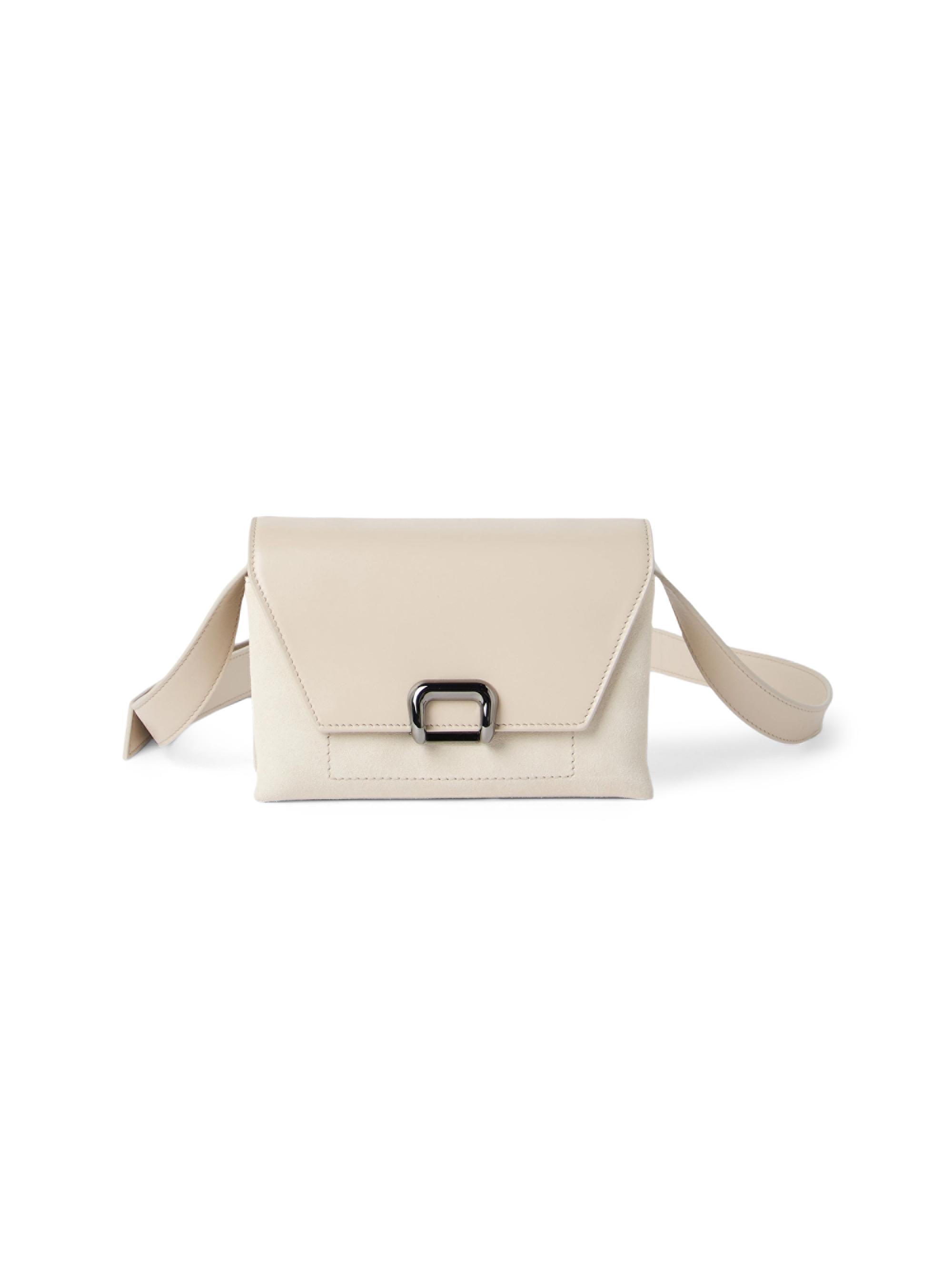 Brunello Cucinelli Sartorial Small Bag in Suede and Calfskin