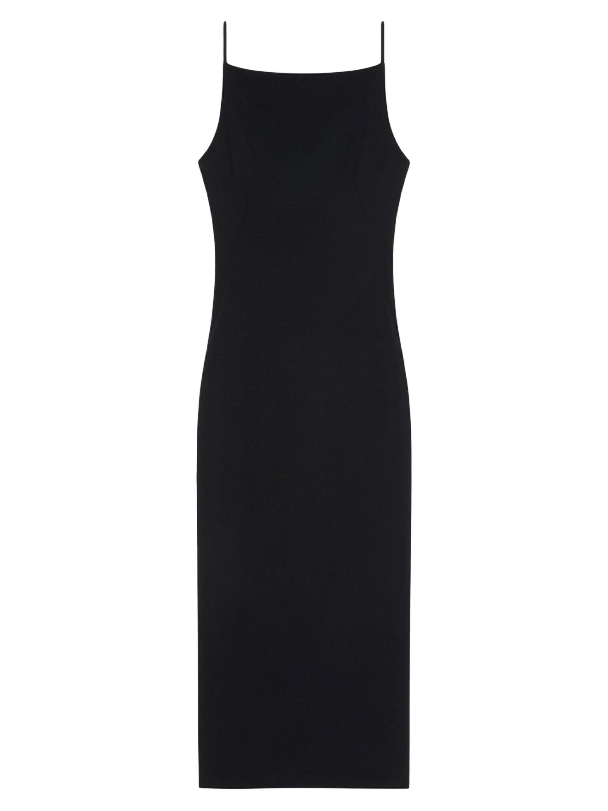 Givenchy Women's Straps Dress with Draped Back - Black