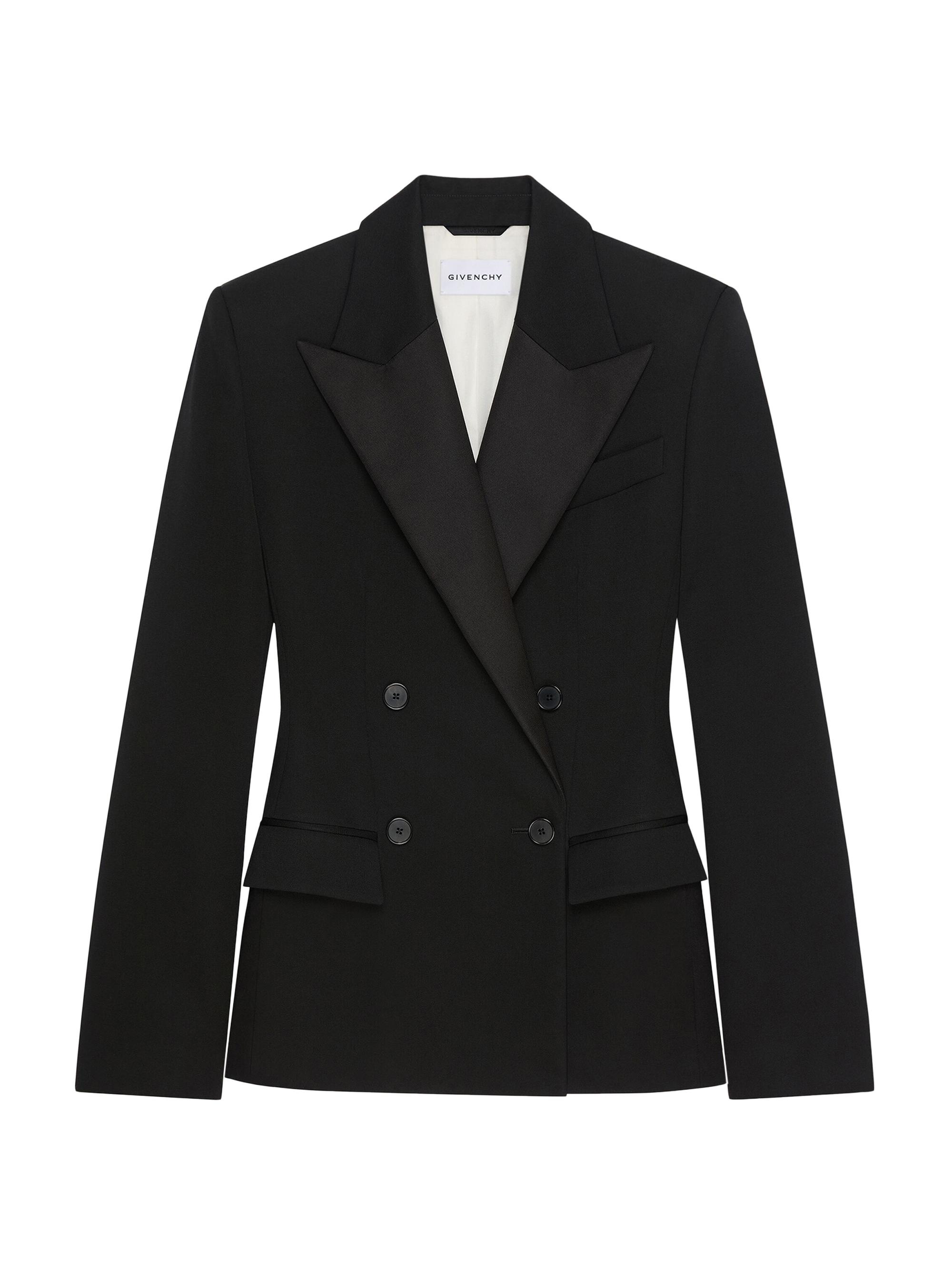 Stella McCartney Stretch-Wool Cape Blazer | Saks Fifth Avenue
