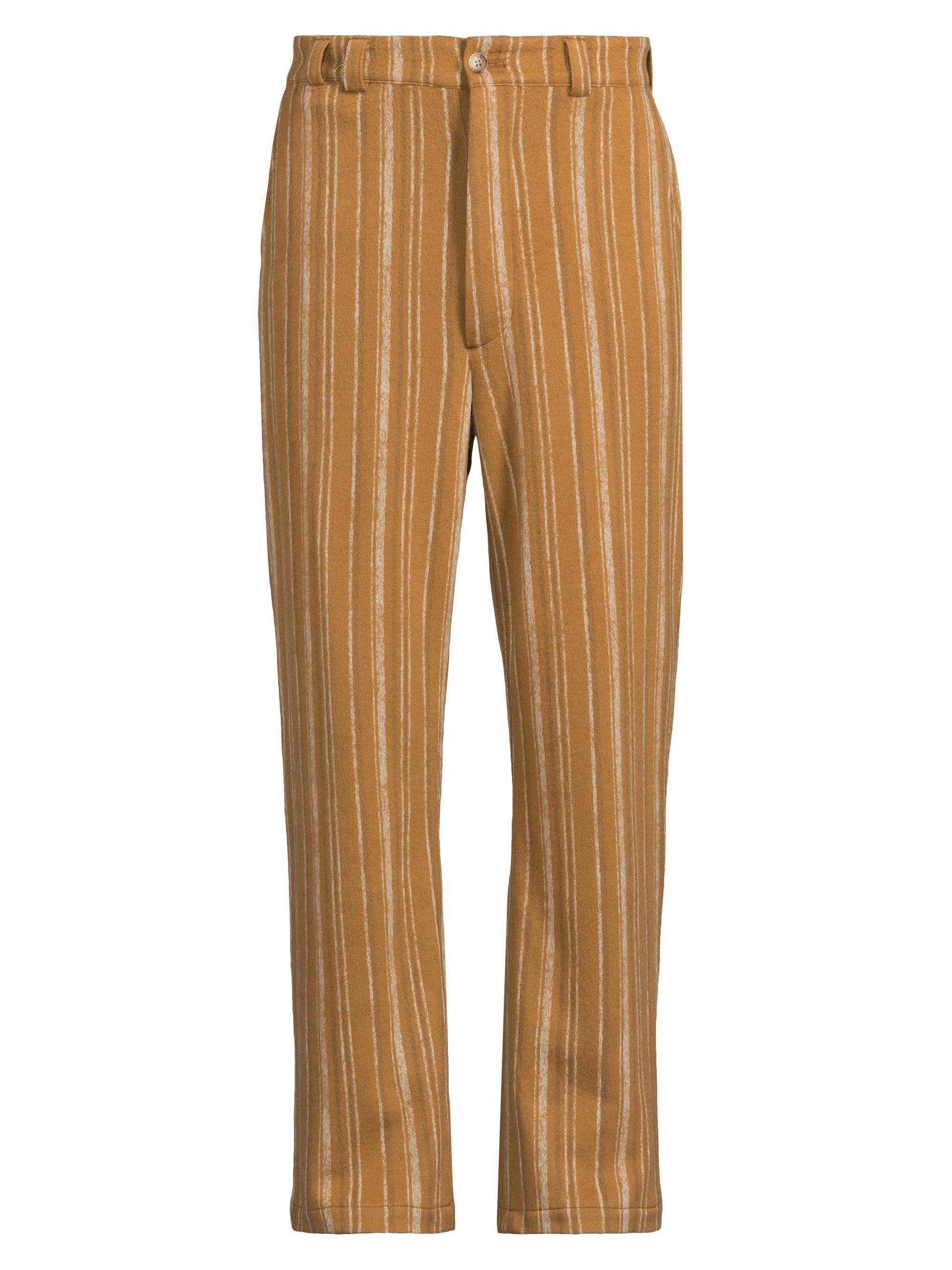 The Elder Statesman Men's Baja Stripe Norm Pants - Dijon Stripe