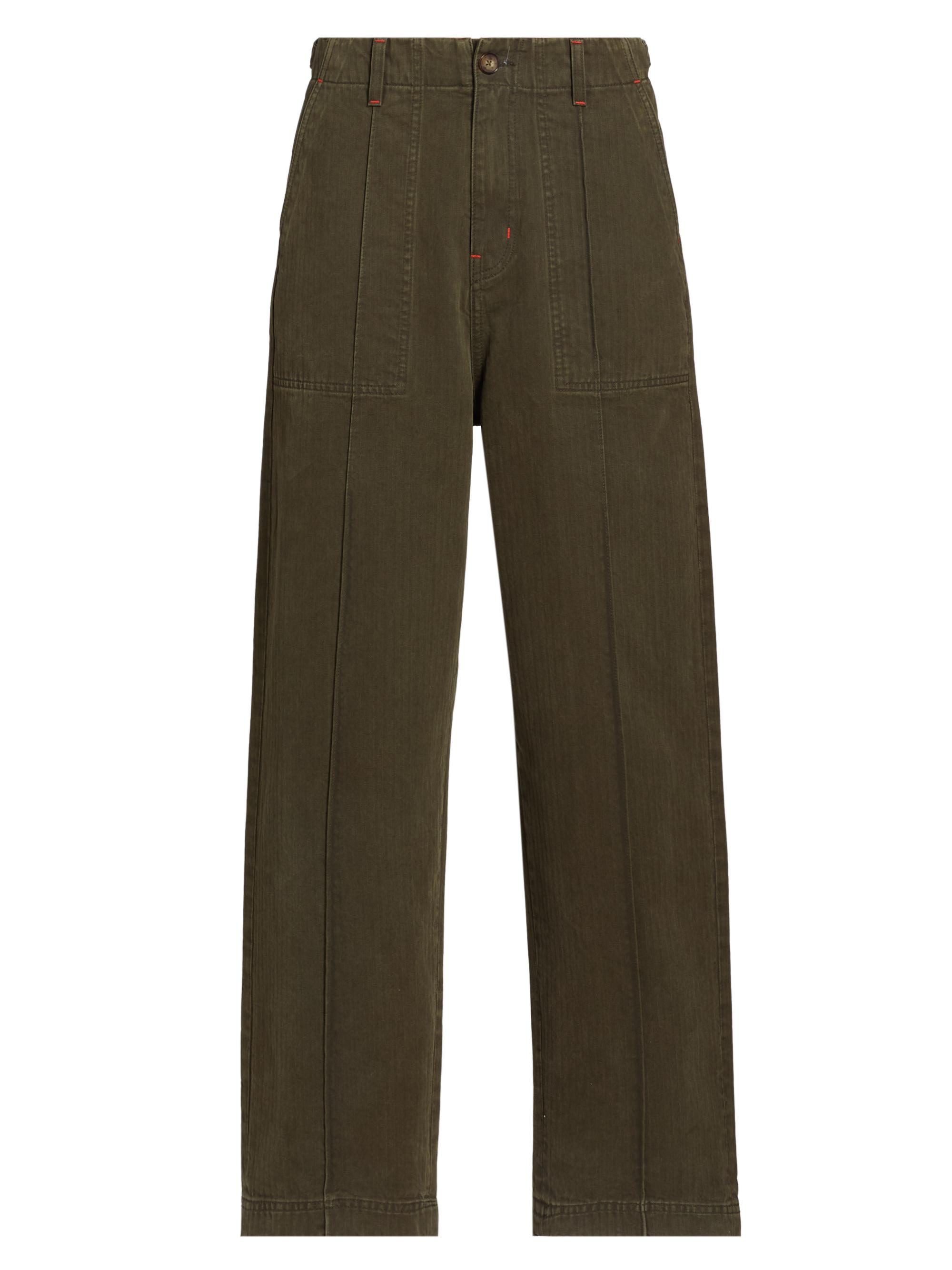 The Elder Statesman Dundy Cotton Straight-Leg Carpenter Jeans