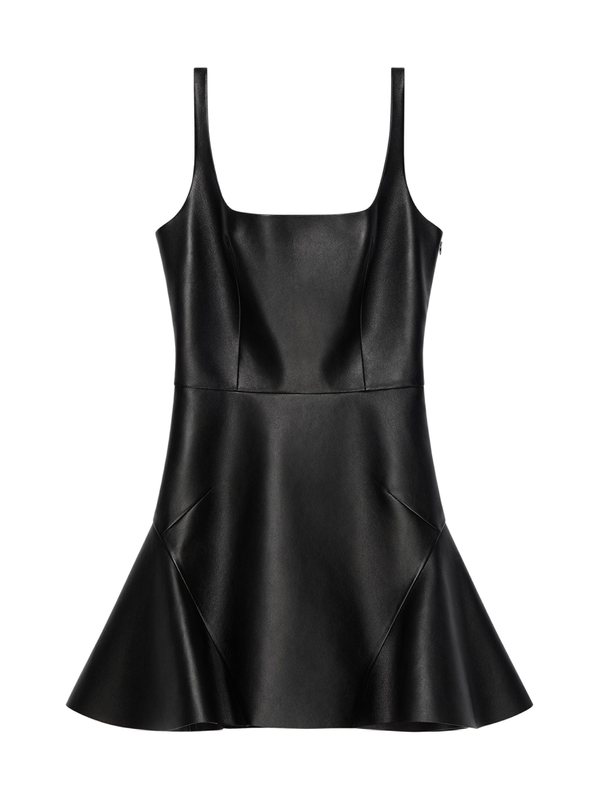 Givenchy Women's Mini Straps Dress in Leather - Black