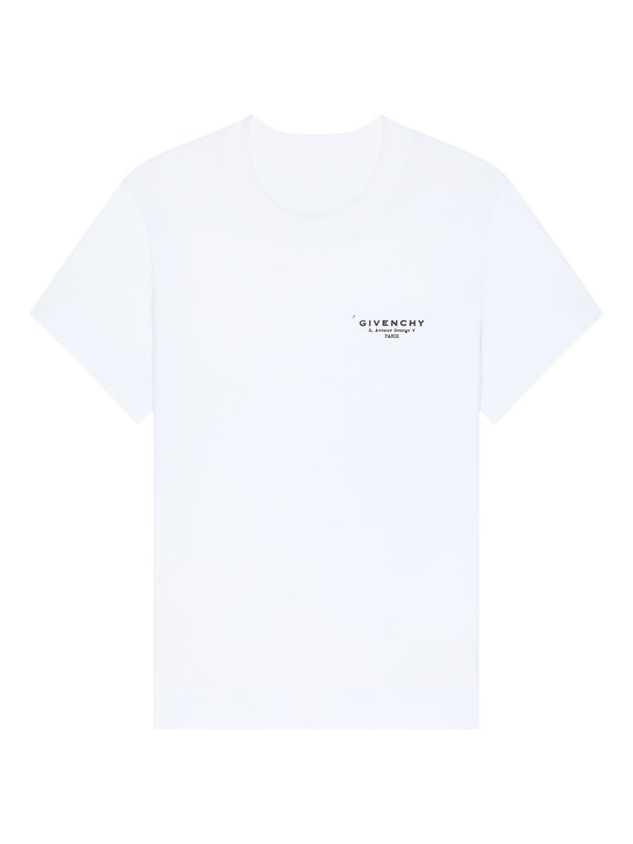 【関税＆送料込み】Givenchy Cotton T-Shirt With Stamp Print Givenchy T-Shirt in Cotton with Stamp Print | Saks Fifth Avenue