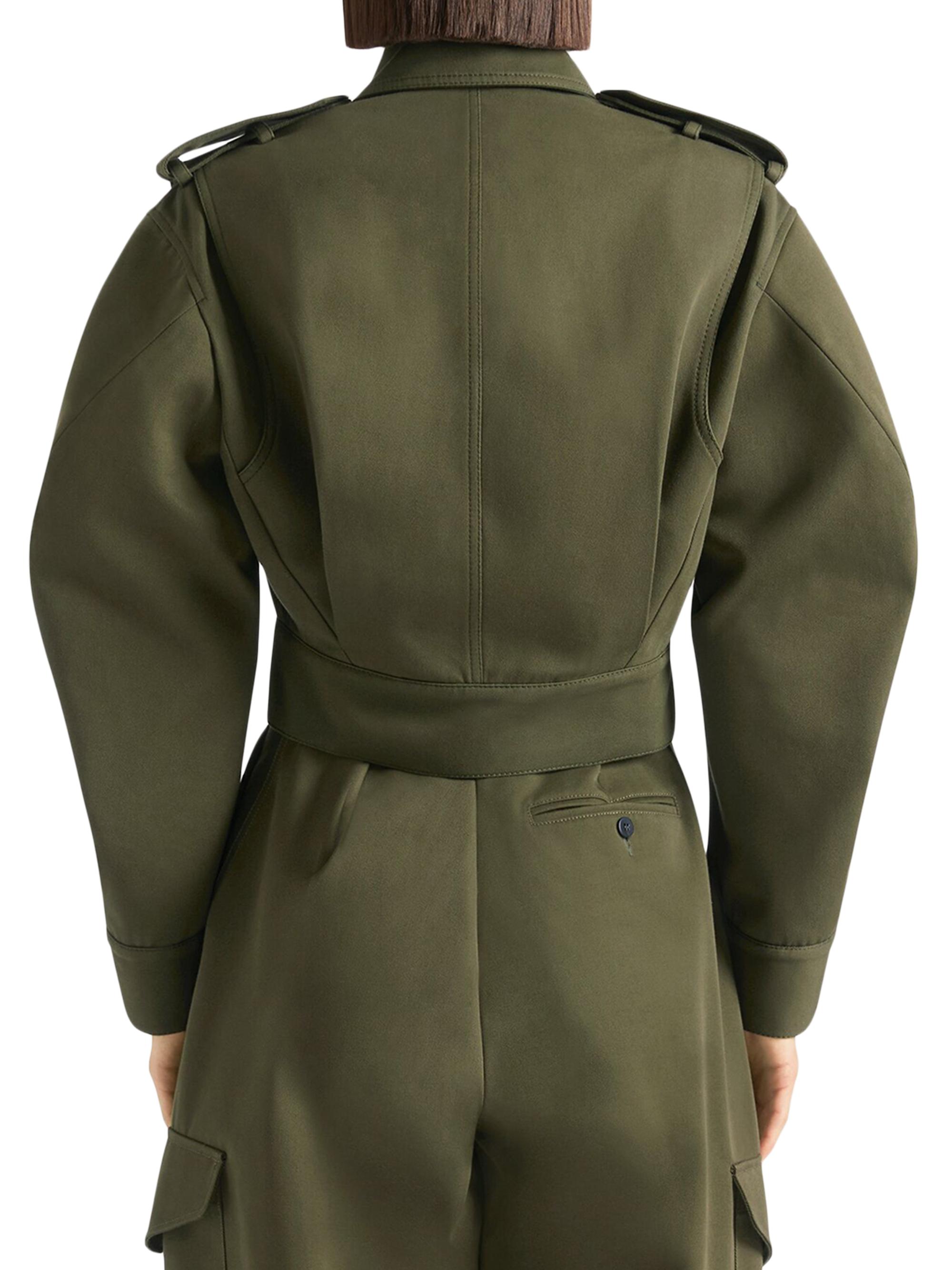 Givenchy Cropped Jacket in Cotton and Wool | Saks Fifth Avenue
