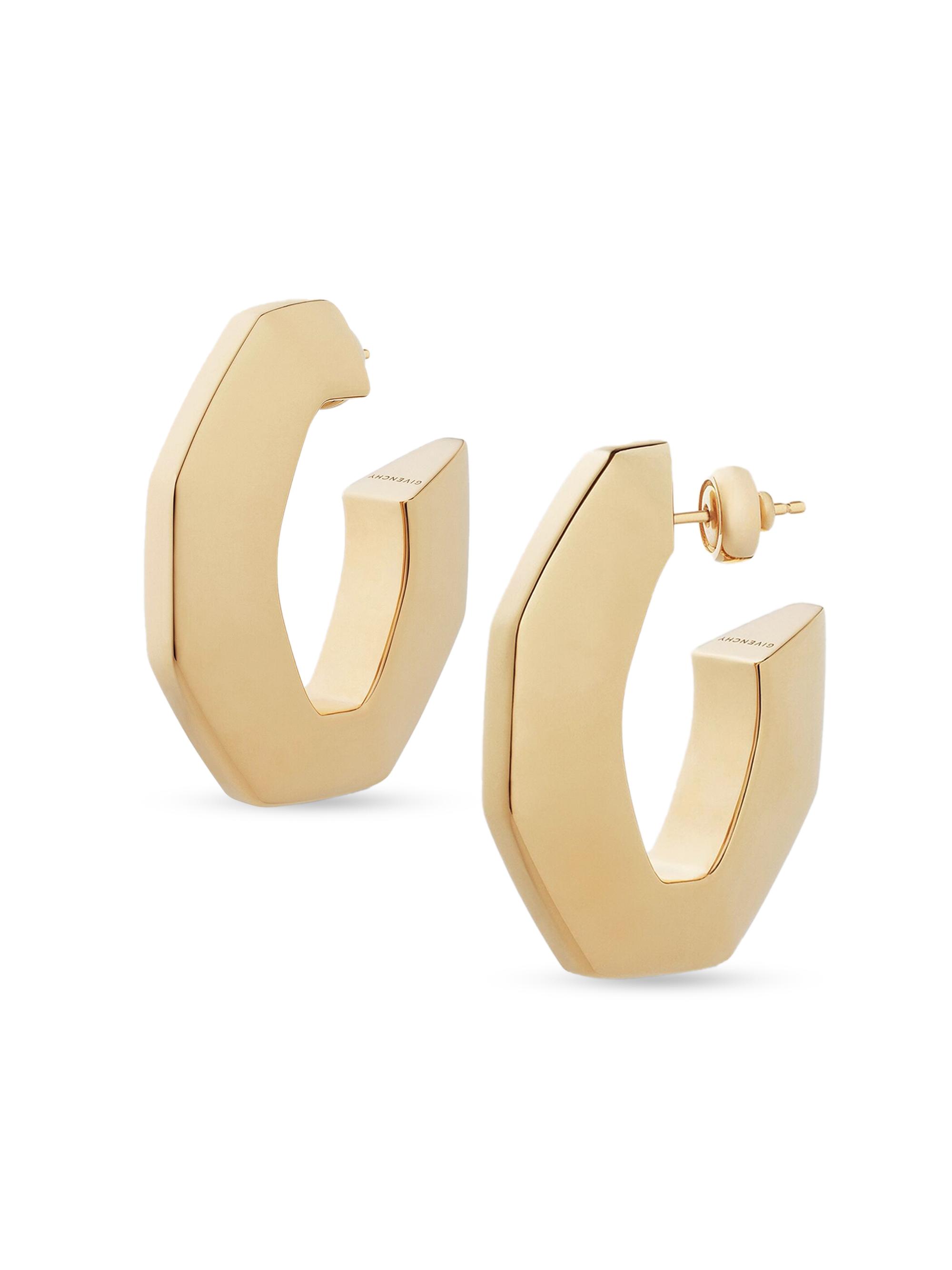 Givenchy Women's Chain Earrings in Metal - Golden Yellow