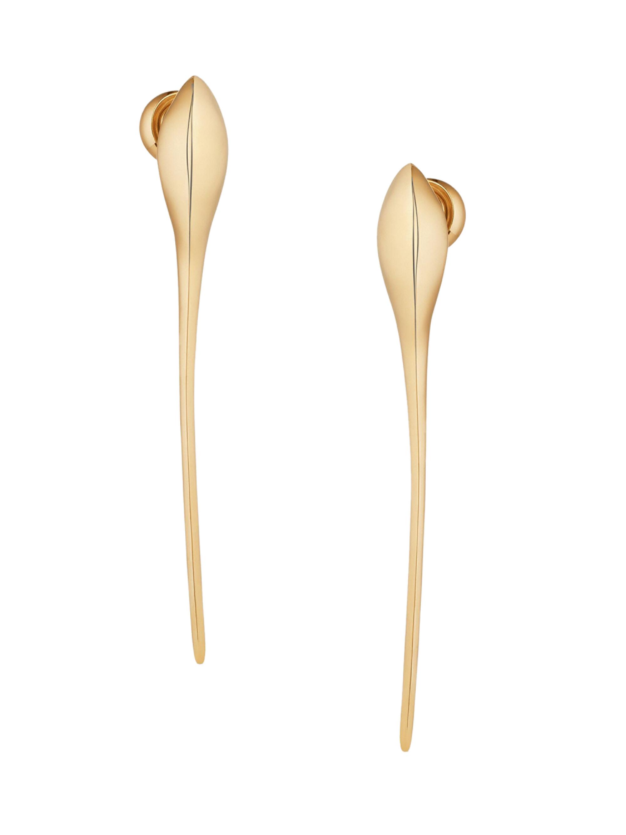 Givenchy Women's Maple Seed Earrings in Metal - Golden Yellow