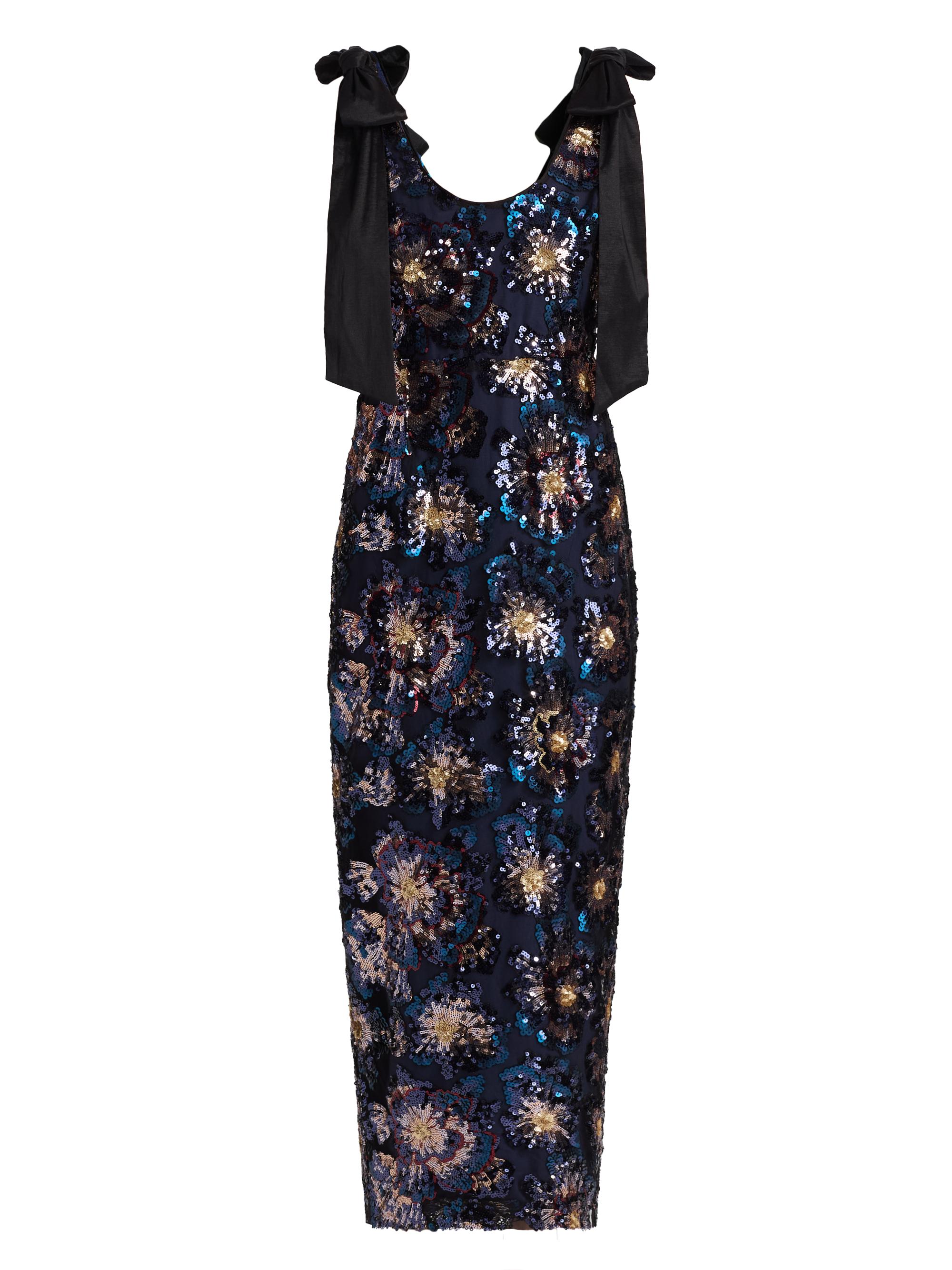 Milly Ots Sheer Knit Off-Shoulder Midi-Dress | Saks Fifth Avenue