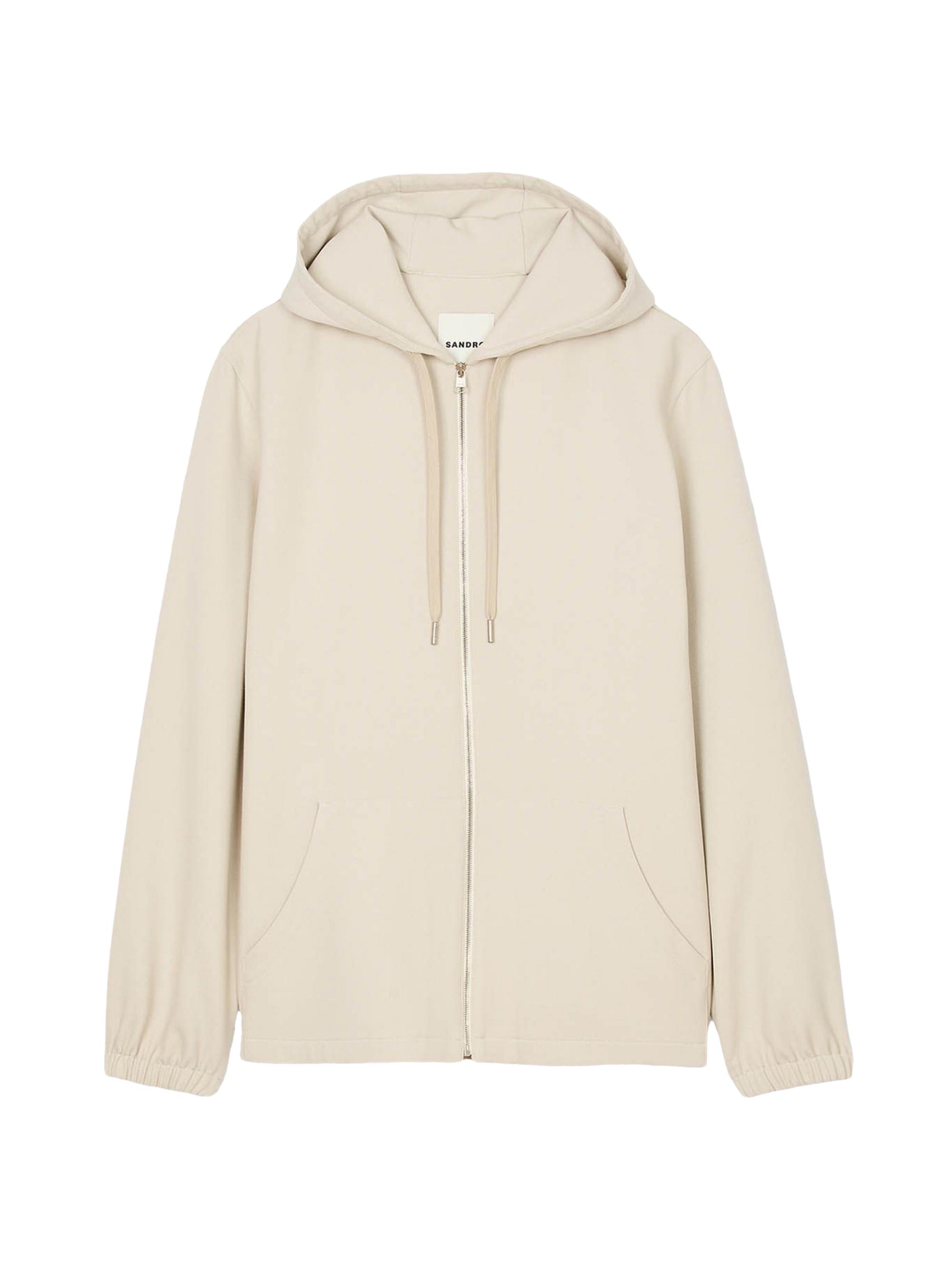 Sandro Men's Hooded Shirt - Navy Blue