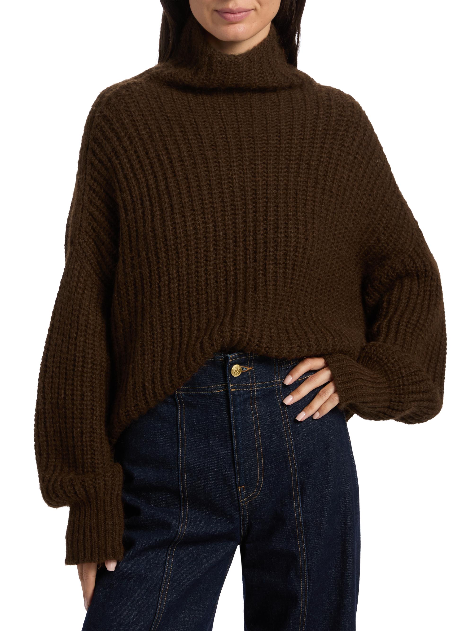 Ulla Johnson Veron Alpaca-Blend Rib-Knit Turtleneck Sweater | Saks
