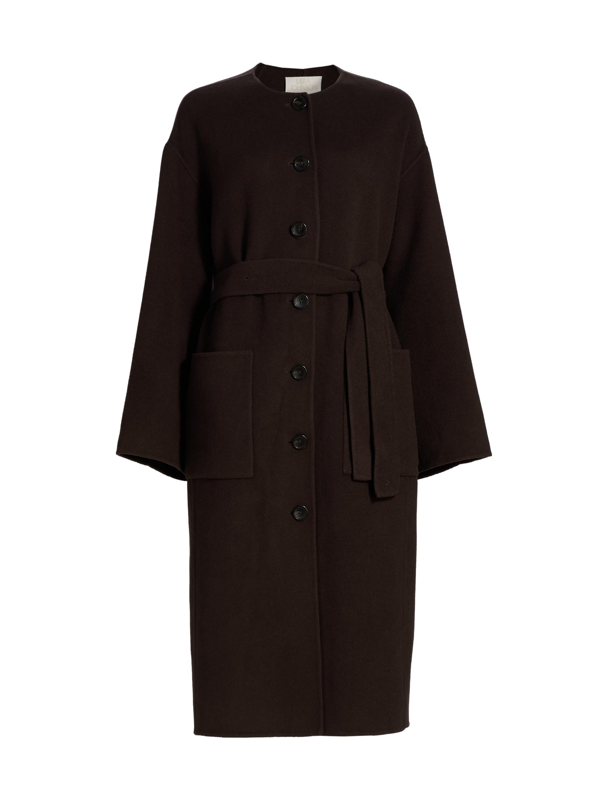 Norwegian Wool City Wool Belted Coat | Saks Fifth Avenue