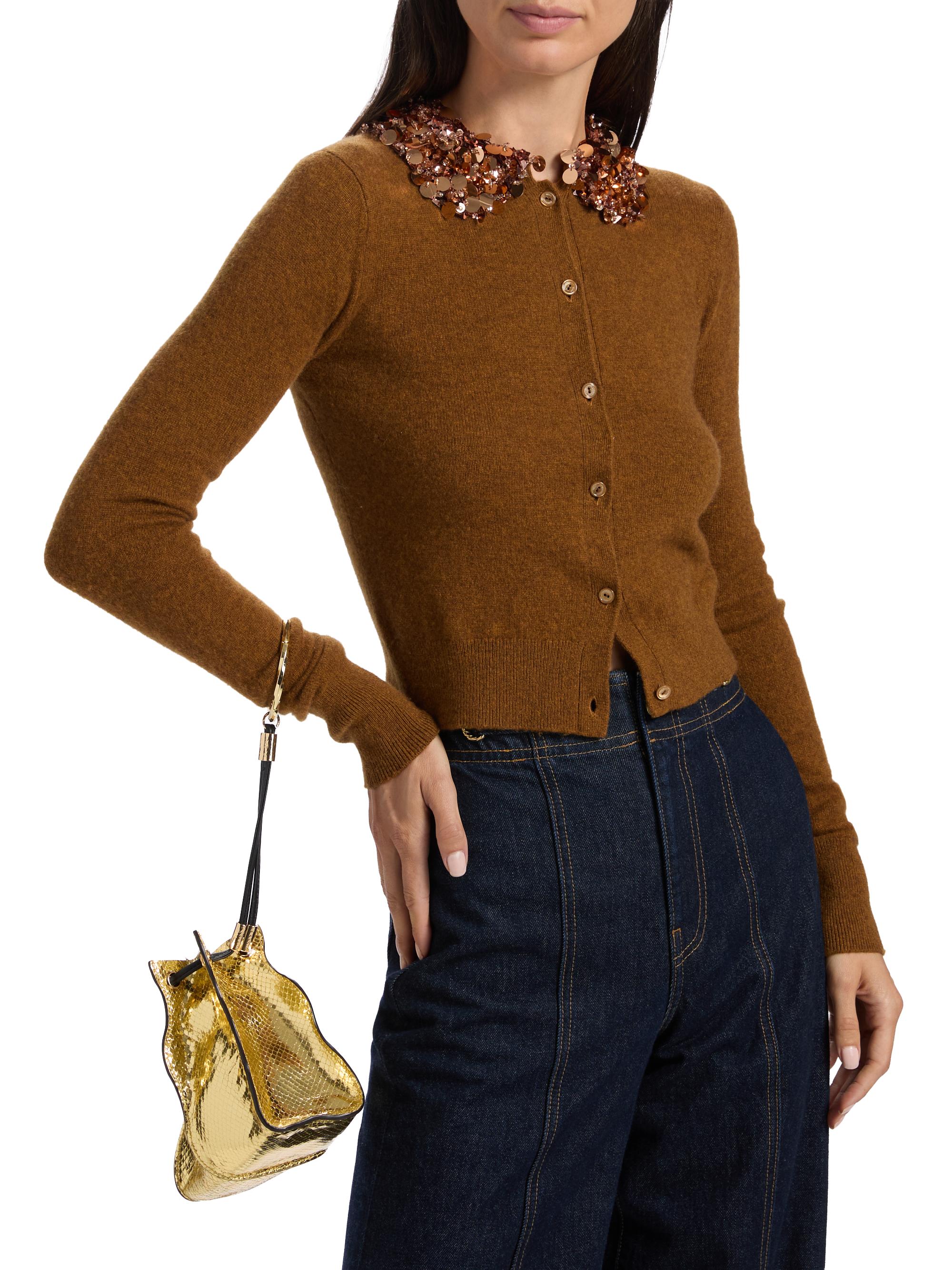 Ulla Johnson Margaux Embellished Cashmere Cardigan Saks Fifth