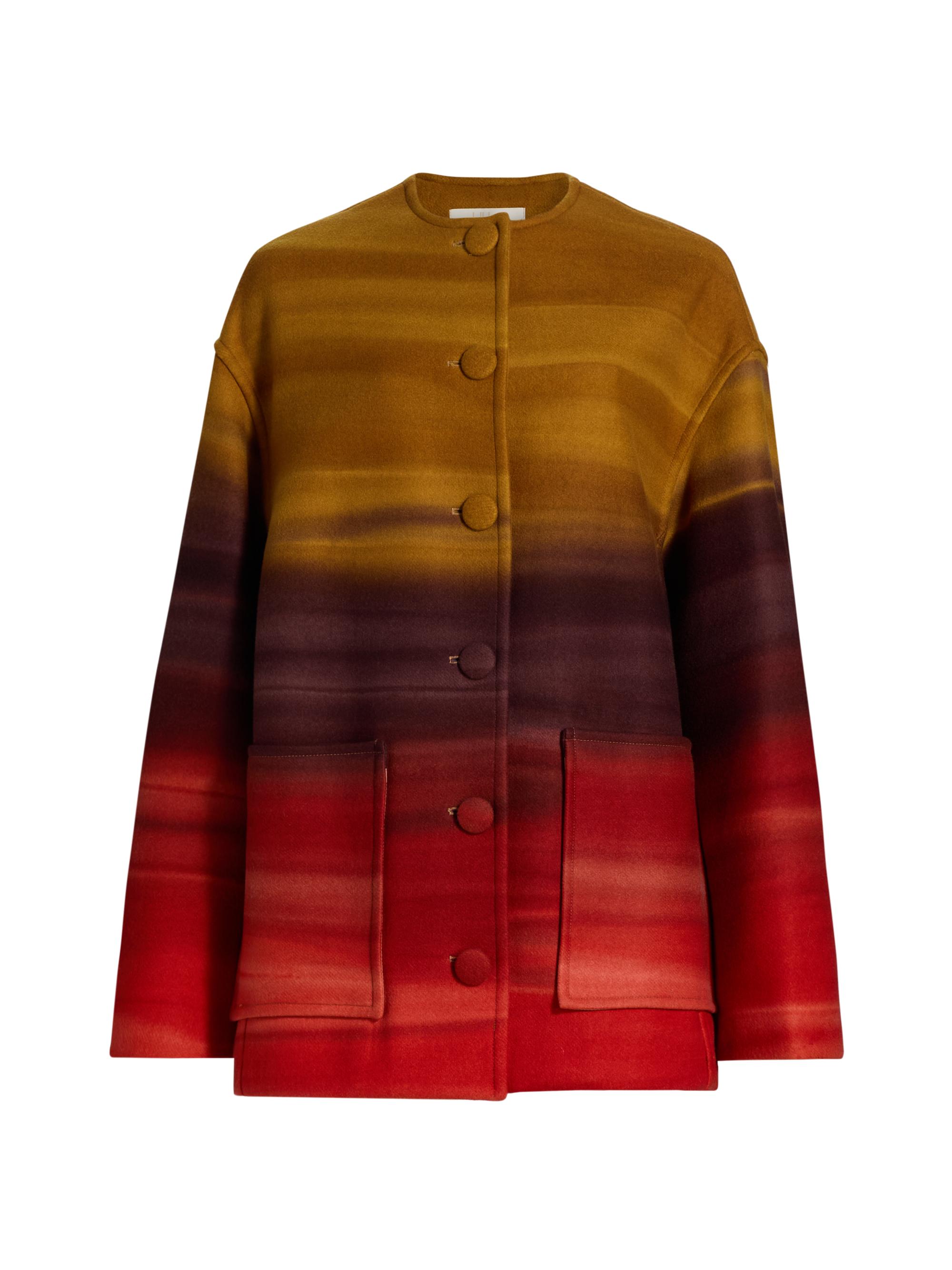 Ulla Johnson Women's Ambrose Ombré Wool-Blend Coat - Agate