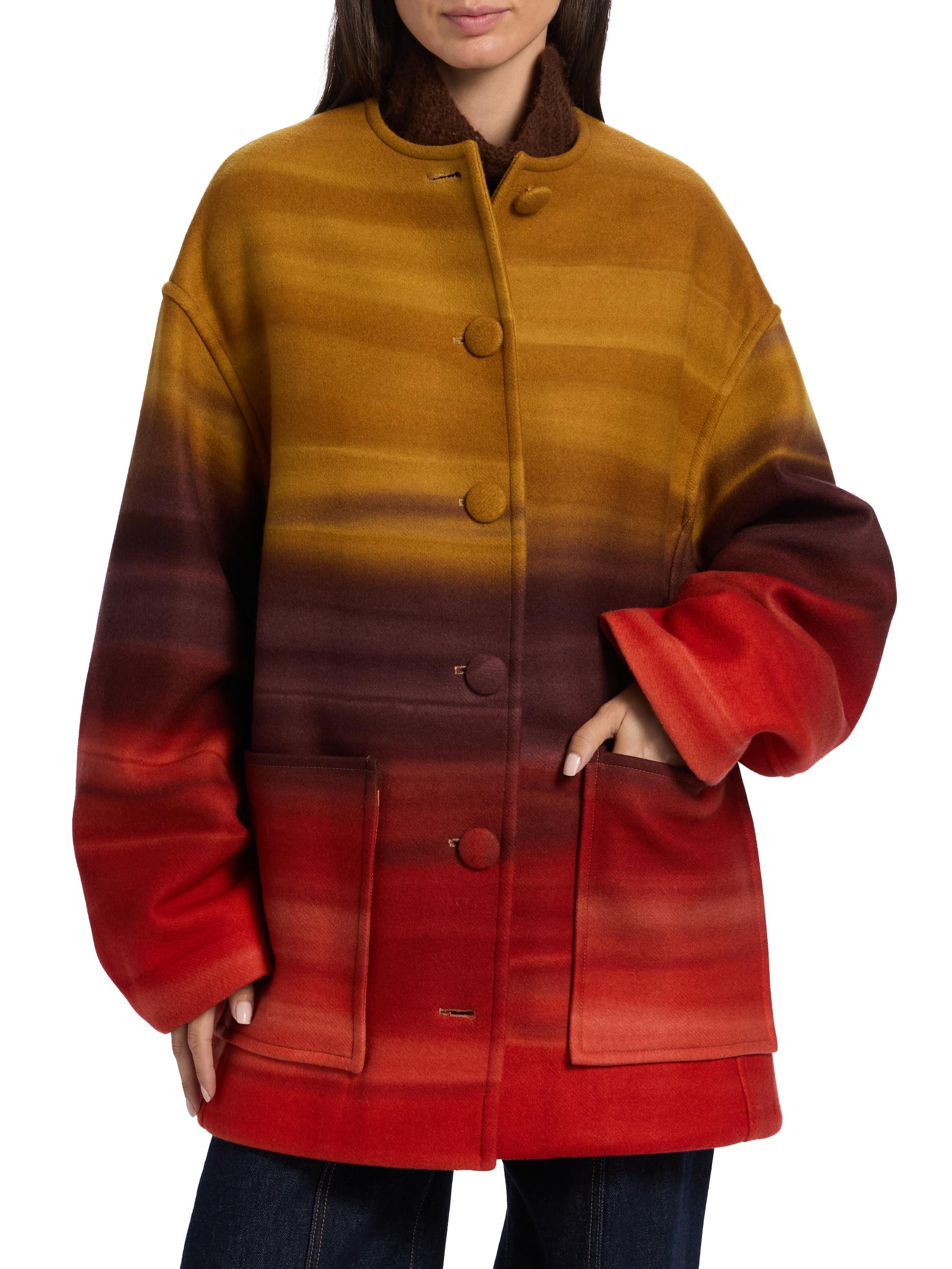 Ulla Johnson Ambrose Ombré Wool-Blend Coat | Saks Fifth Avenue