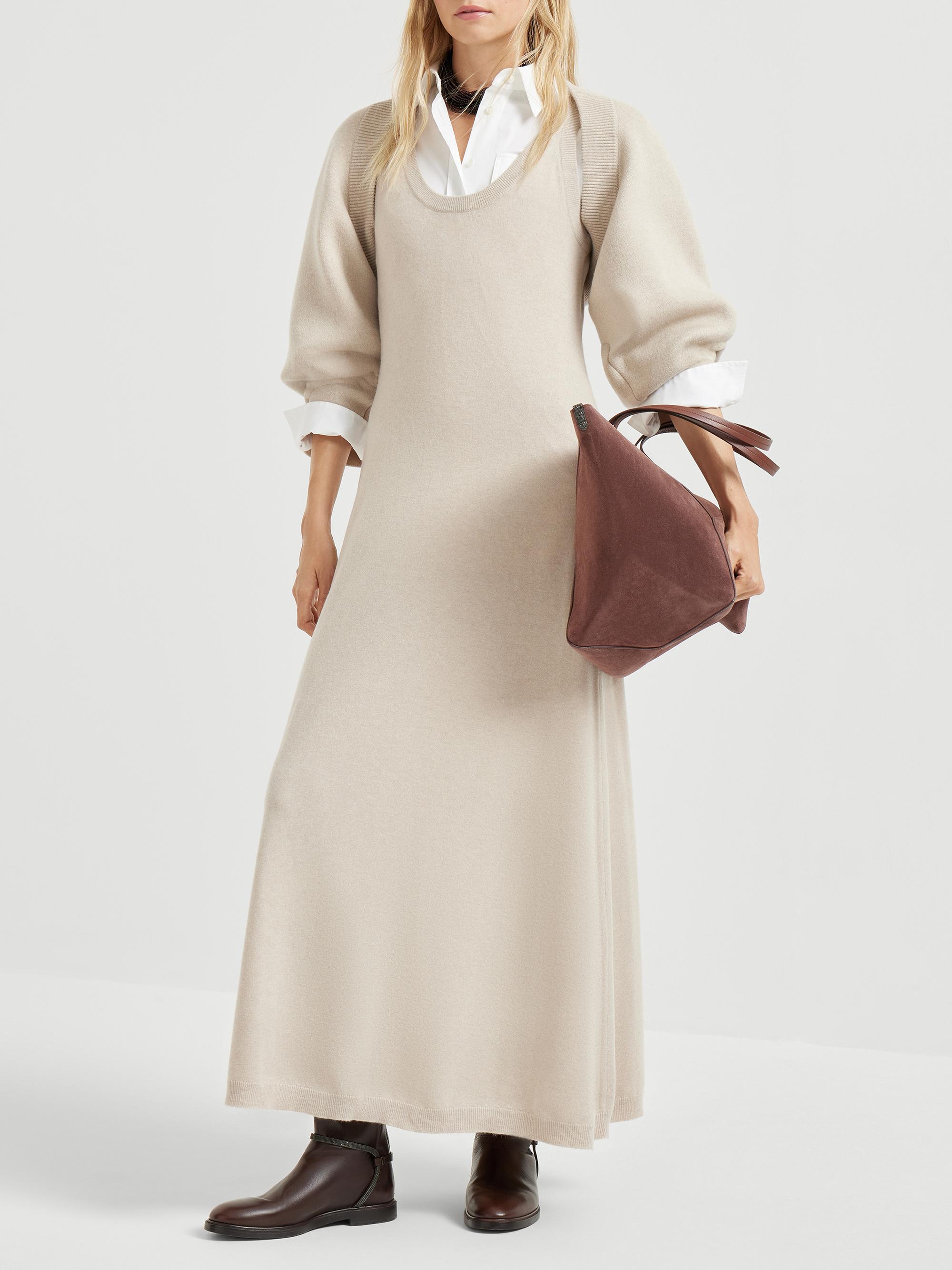 BRUNELLO CUCINELLI ベージュ ノーカラー ベスト BRUNELLO CUCINELLI ベージュ ノーカラー ベスト BRUNELLO CUCINELLI