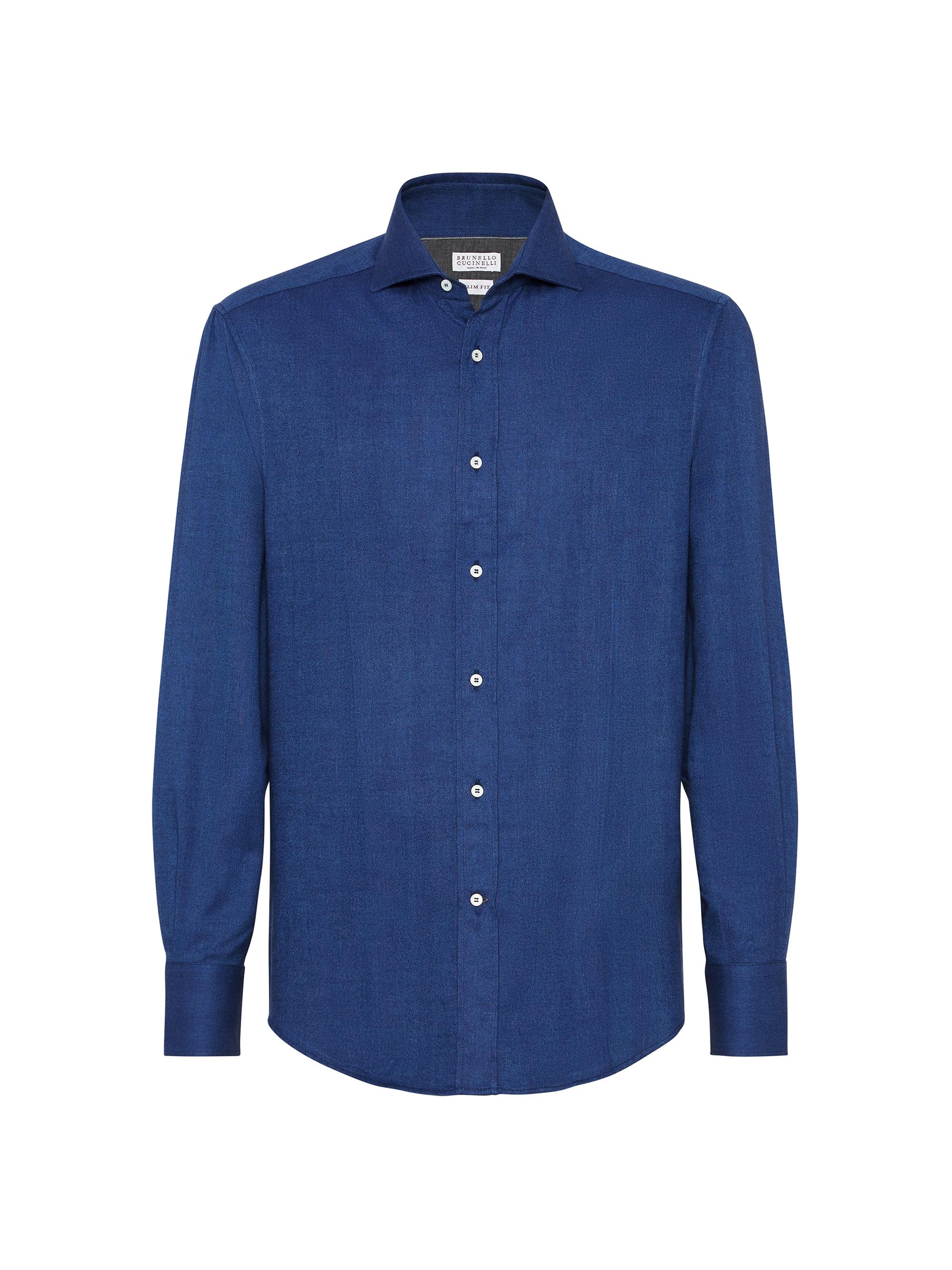 Brunello Cucinelli Linen and Cotton Mélange Jersey Shirt | Saks