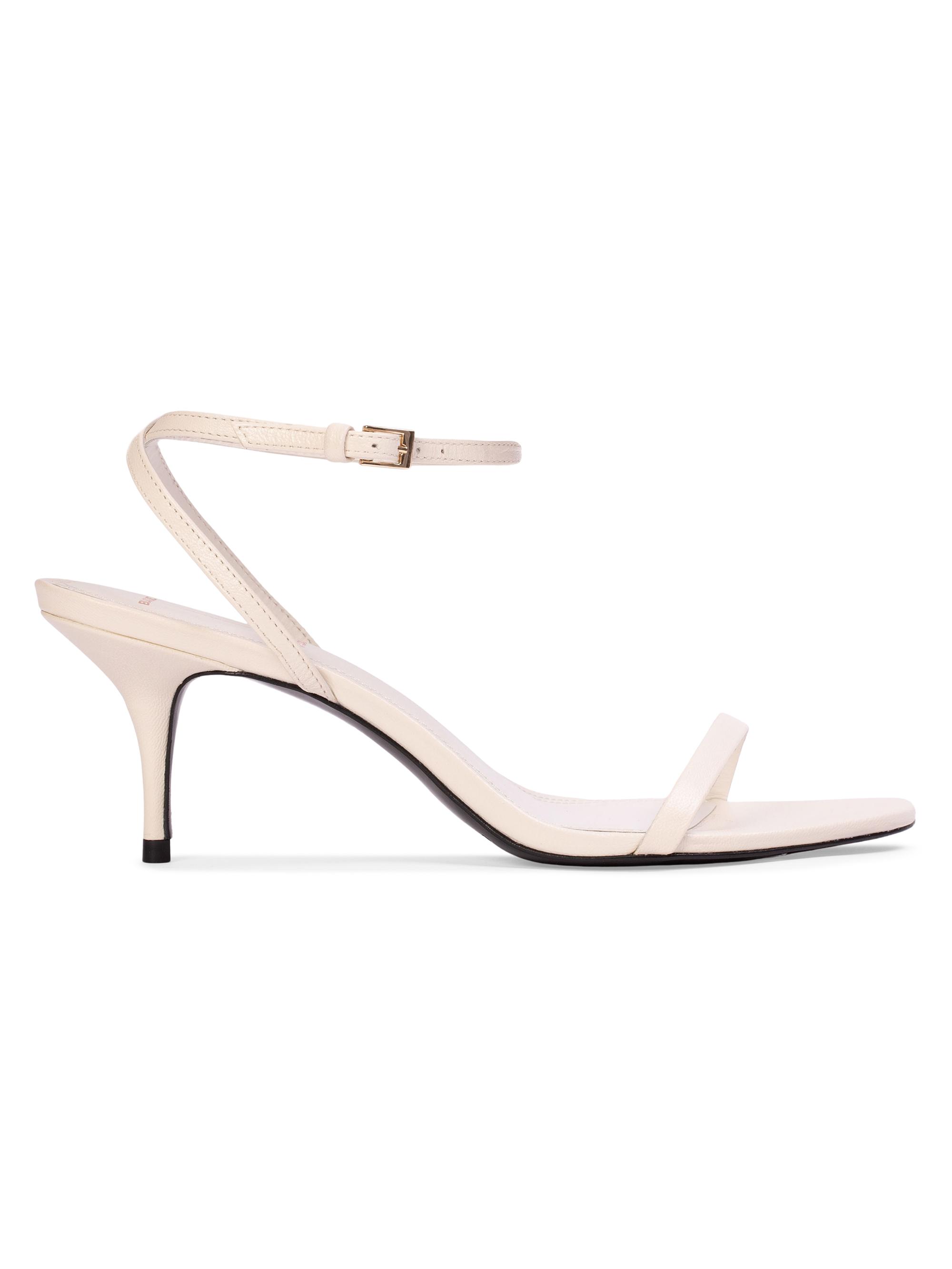 Black Suede Studio Women's Slone 65MM Leather Sandals - Coconut Leather