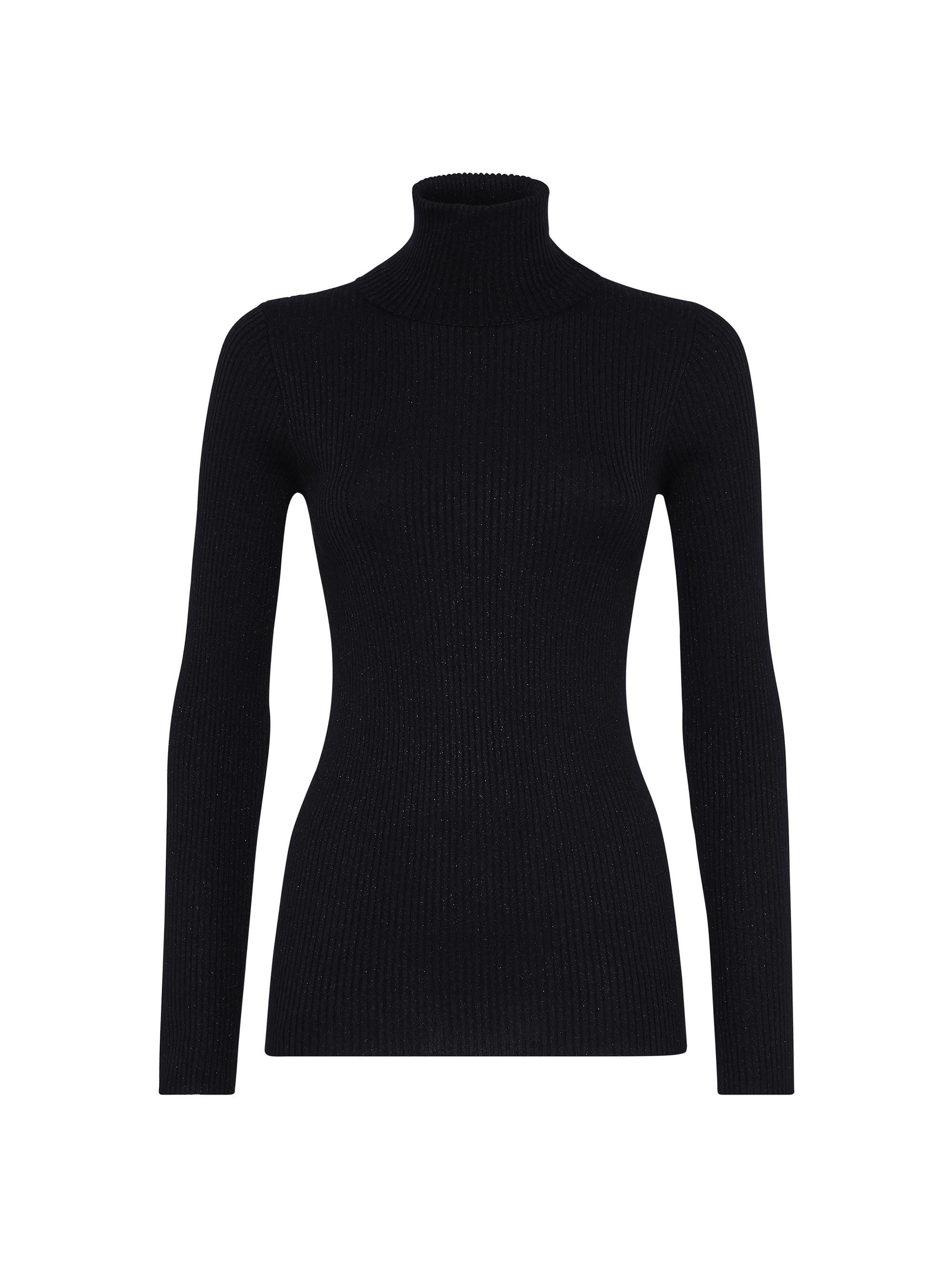 Brunello Cucinelli Women's Lightweight Turtleneck Sweater - Black