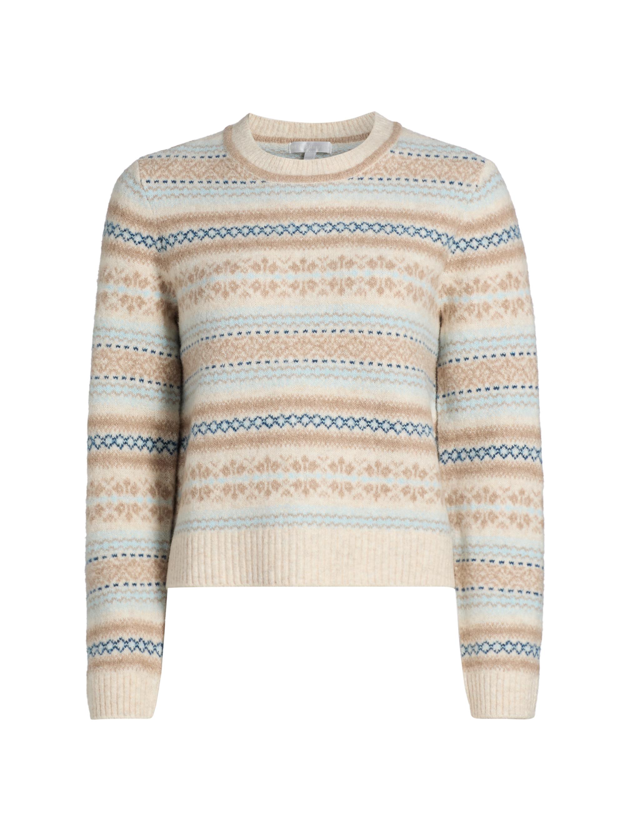 Design History Fair Isle-Style Crewneck Sweater | Saks Fifth Avenue