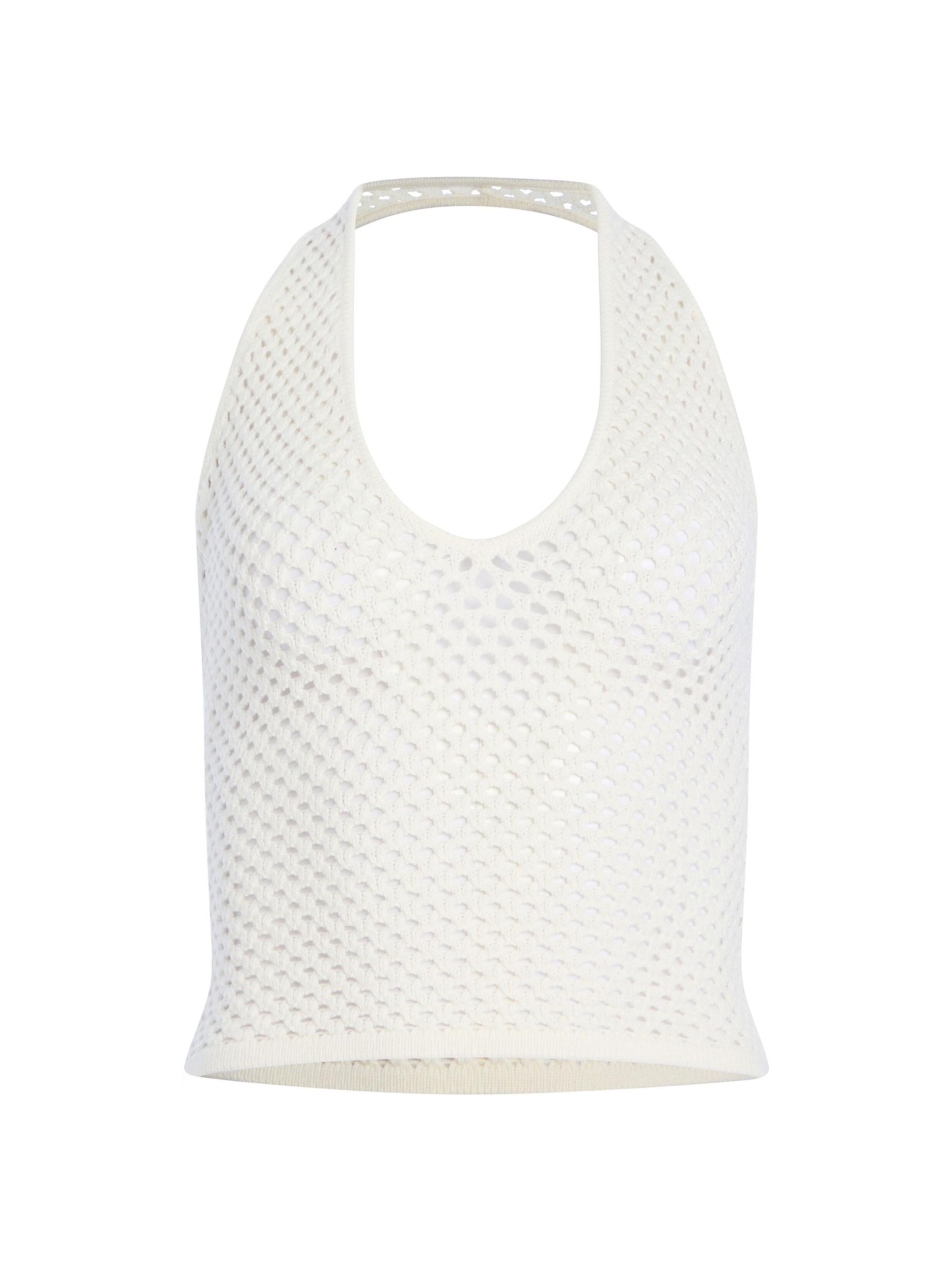 Ser.o.ya Women's Zella Crochet Top - Porcelain
