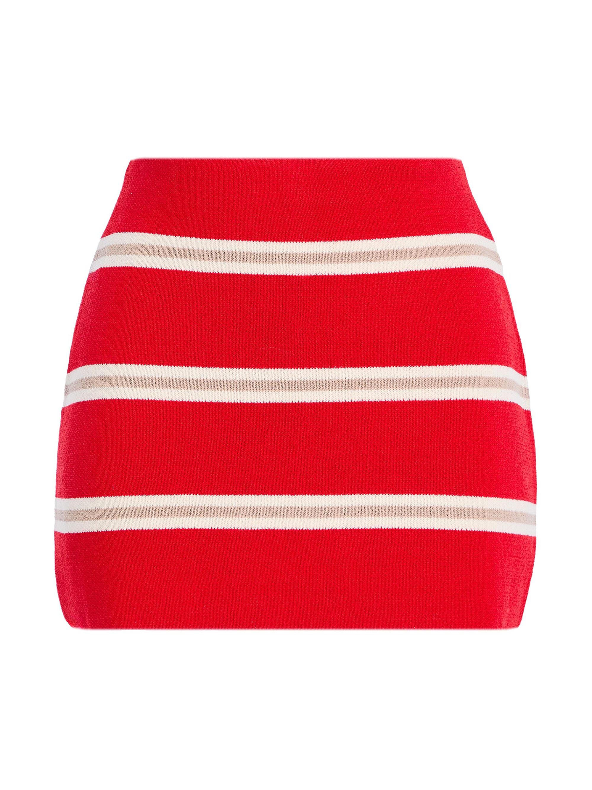 Ser.o.ya Women's Kian Knit Skirt - Cherry Multi