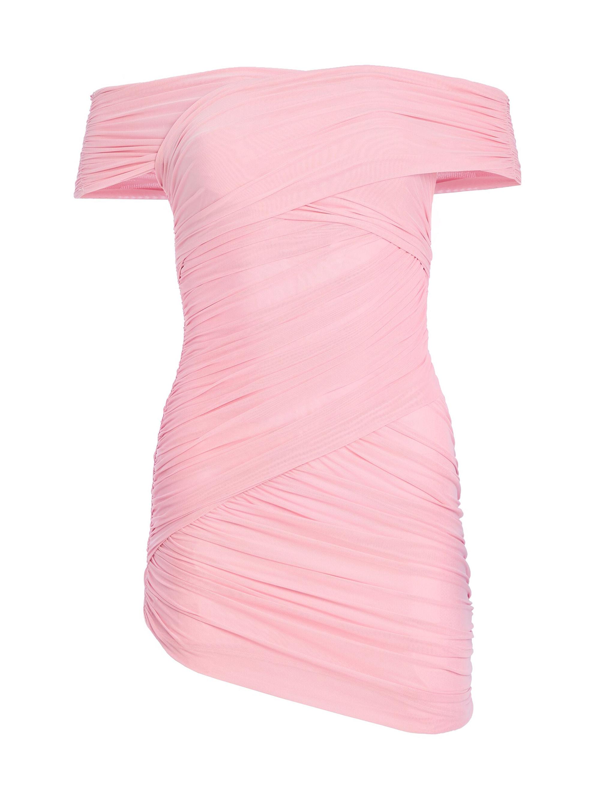 Ser.o.ya Women's Deniz Mesh Mini Dress - Coral Blush