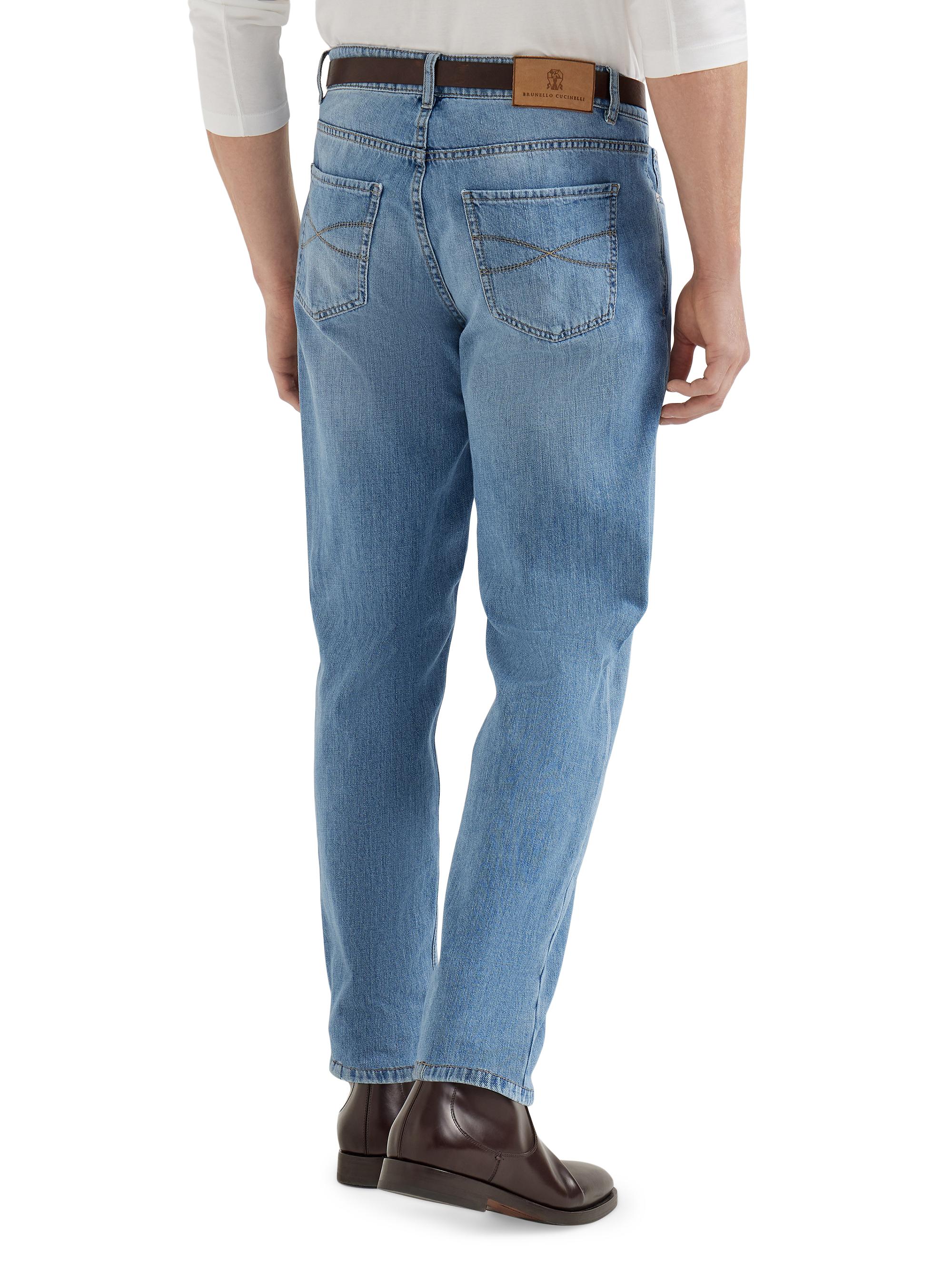 Brunello Cucinelli Lightweight Denim Traditional Fit Five