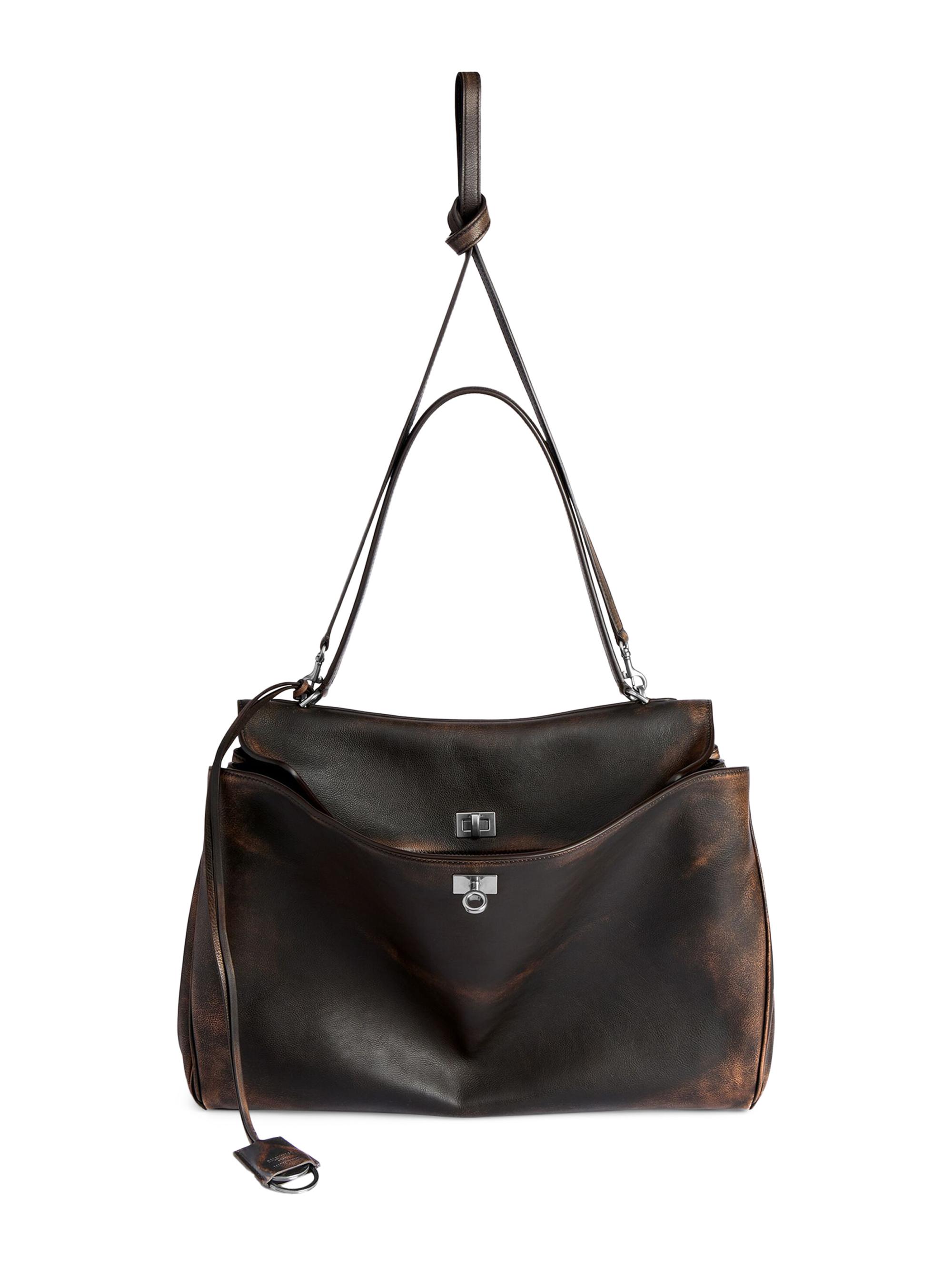 BALENCIAGA RODEO トートバッグ　NORTH-SOUTH ロデオ Men's Rodeo North-south Tote Bag in Black | Balenciaga US