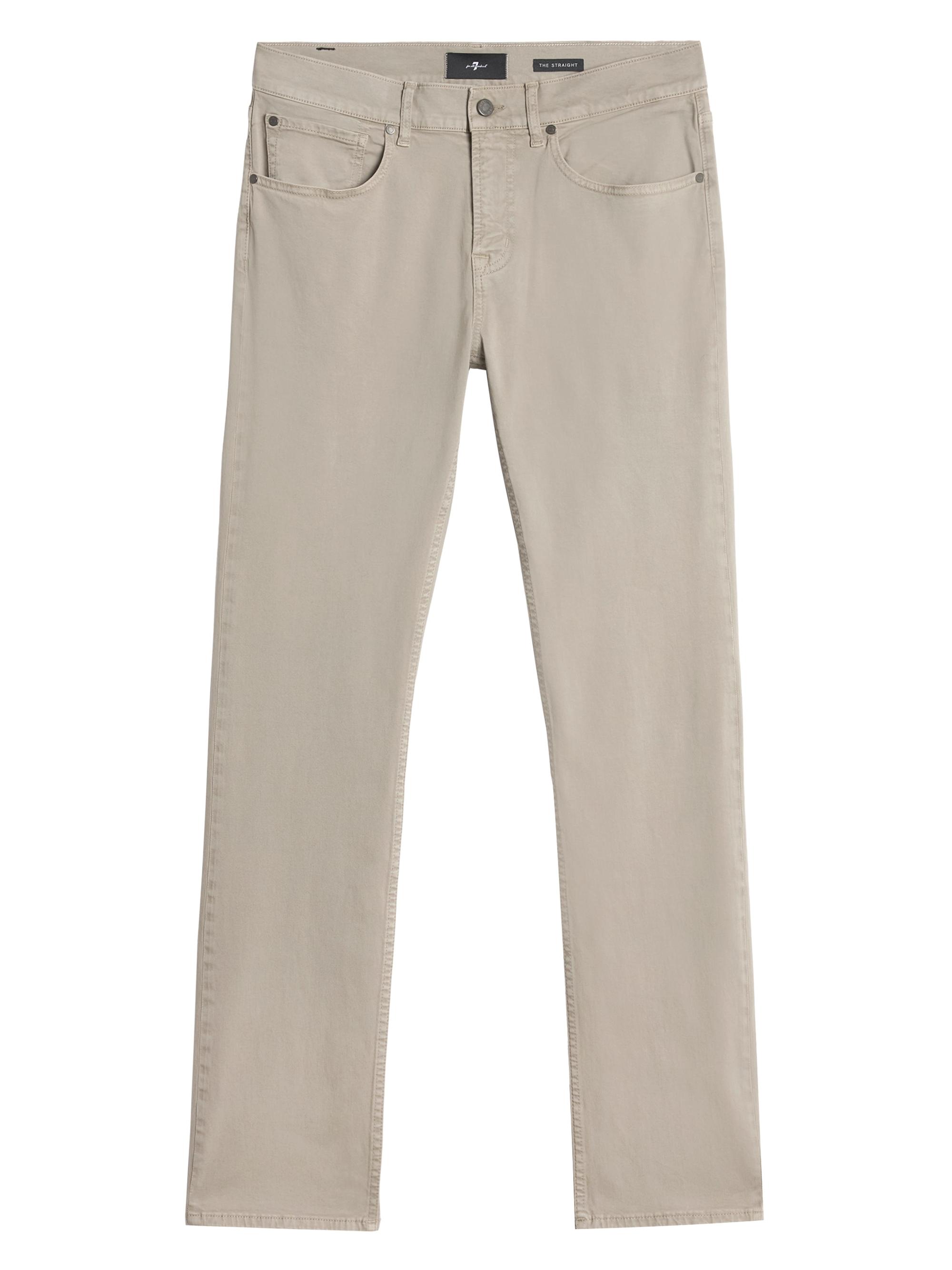 7 For All Mankind Men's The Straight Edge Mid-Rise Jeans - Edge