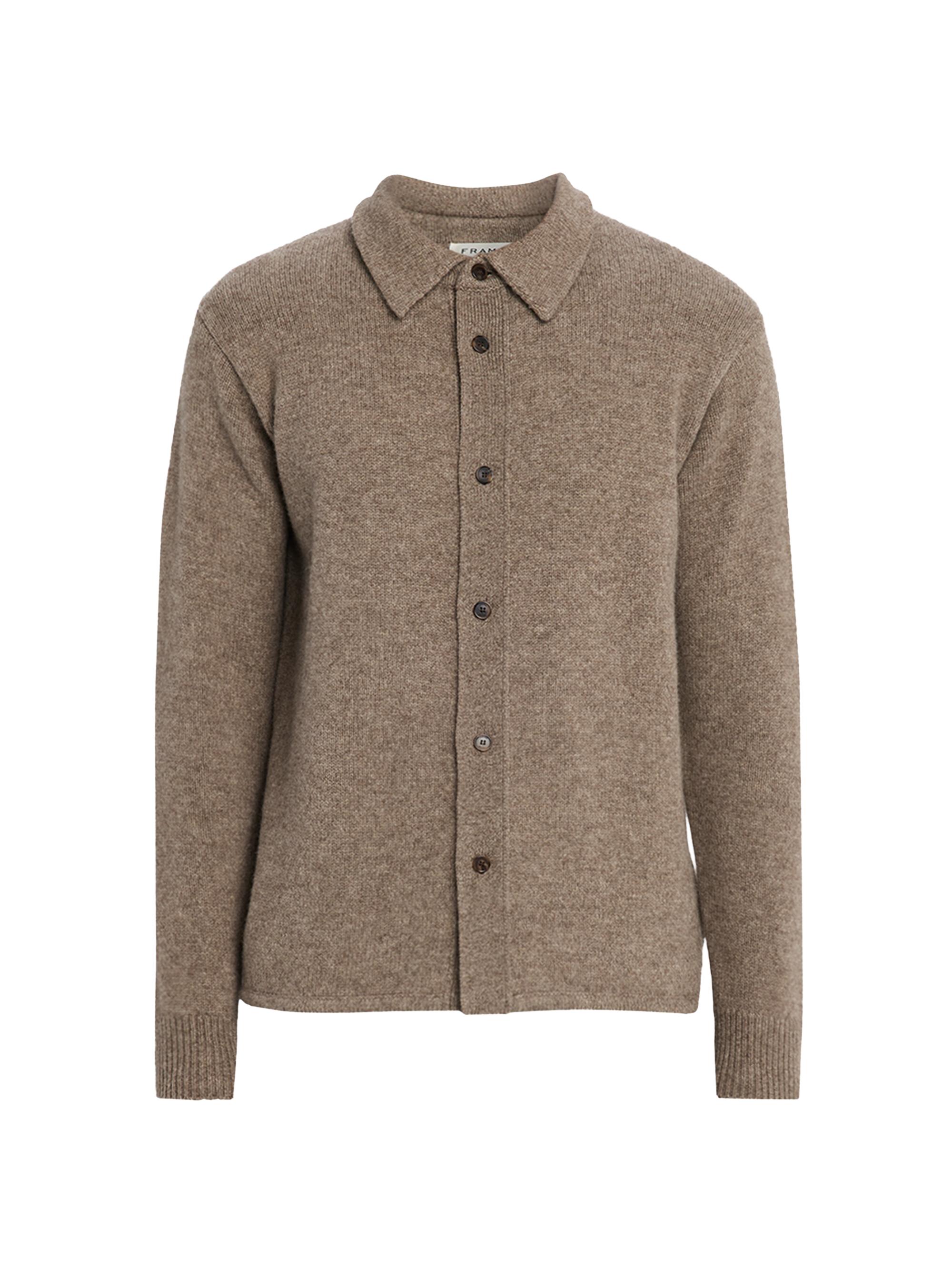 Frame Yak & Merino-Wool Long-Sleeve Shirt Sweater | Saks Fifth Avenue