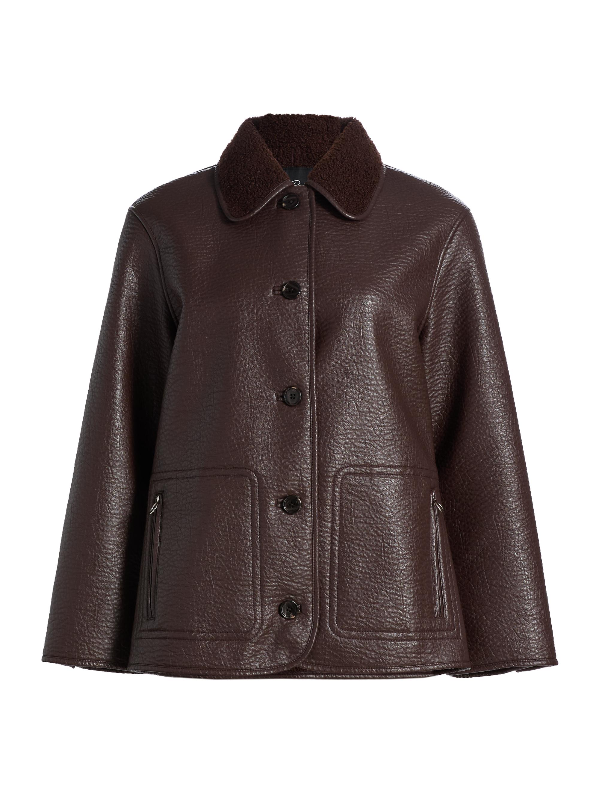 Rails Women's Luis Faux-Leather & -Shearling Jacket - Walnut