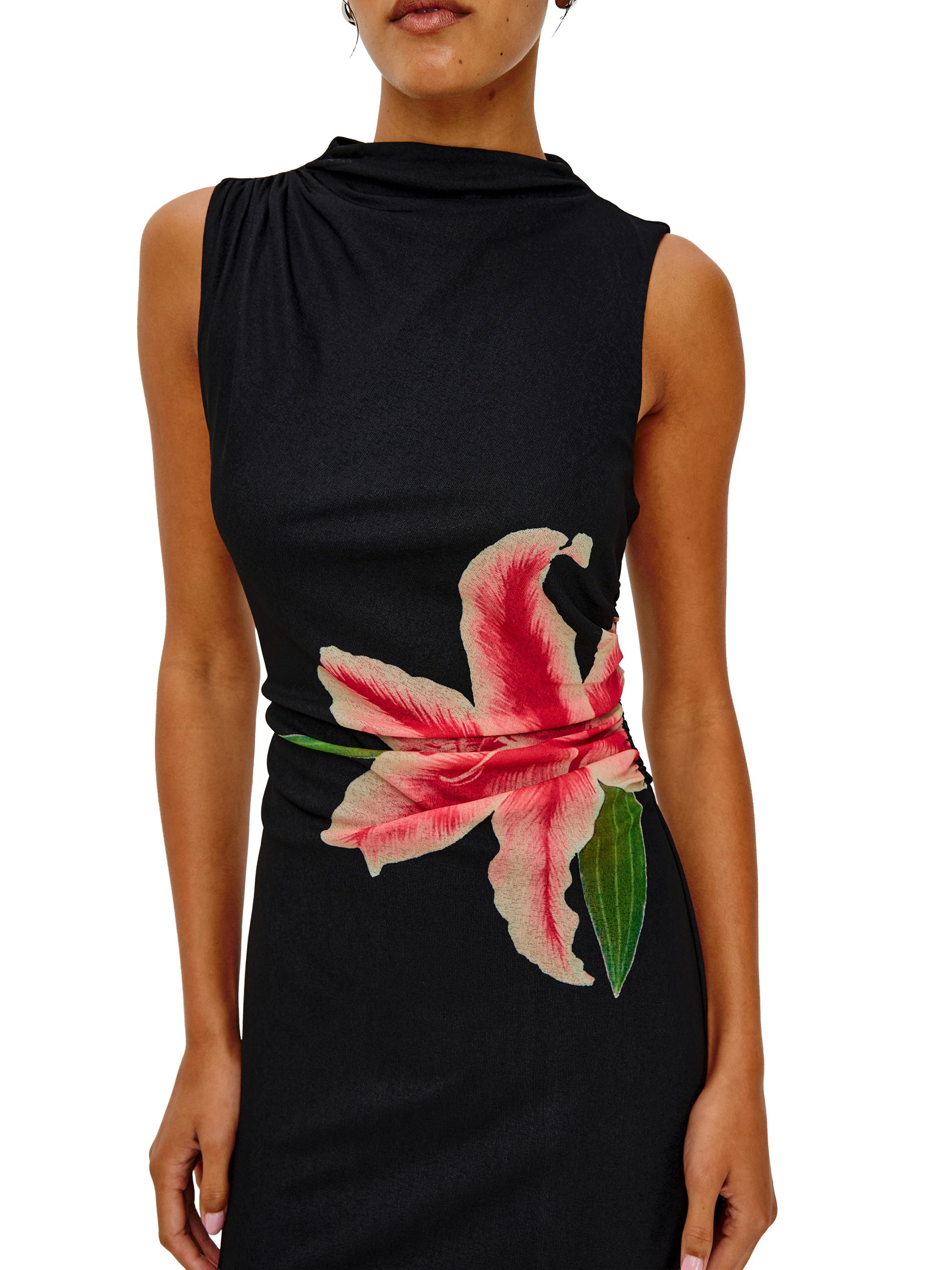 Rails Rebecca Floral Draped Midi-Dress | Saks Fifth Avenue