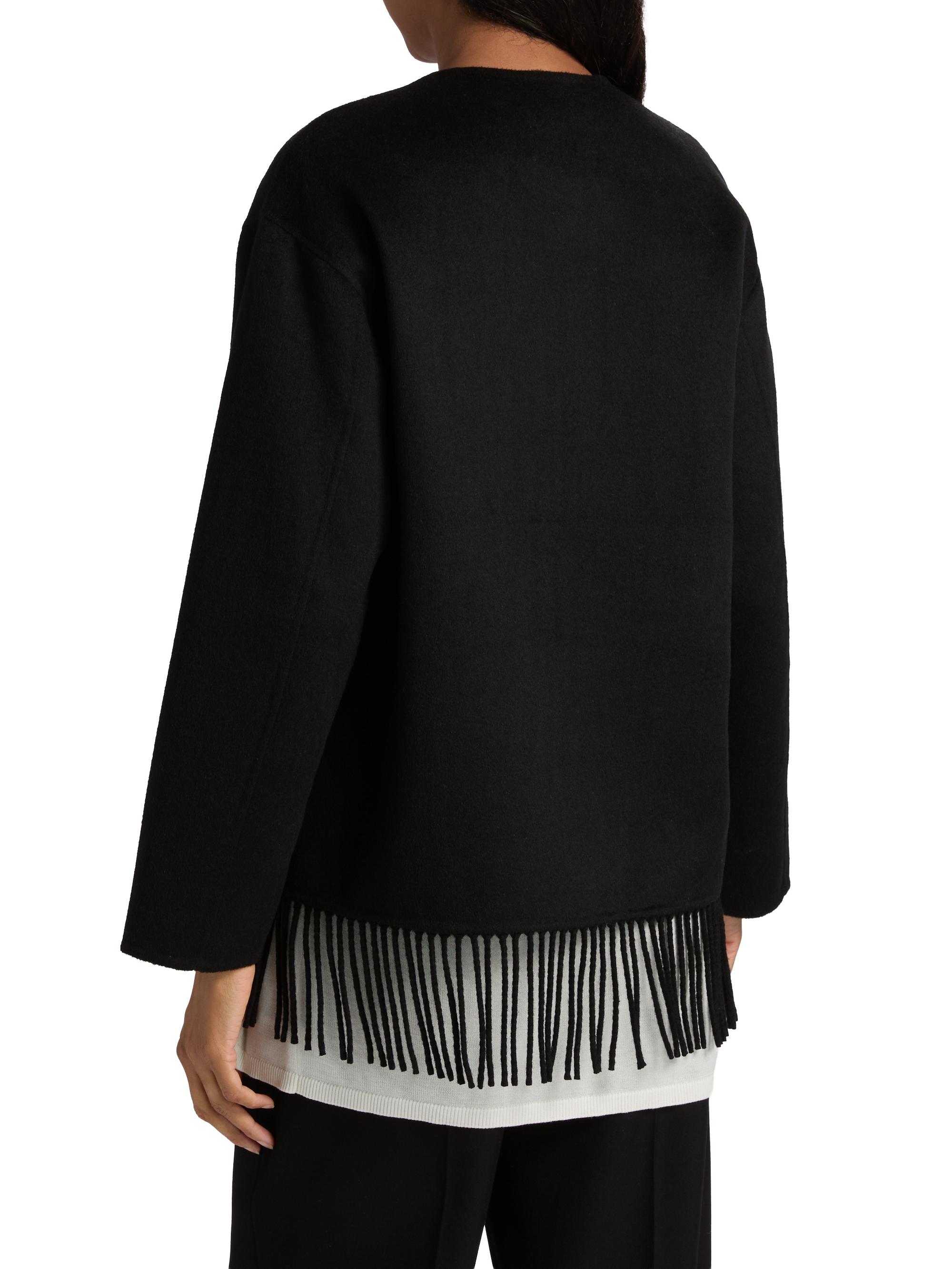 Rails Tomoko Fringed Wool-Blend Coat | Saks Fifth Avenue