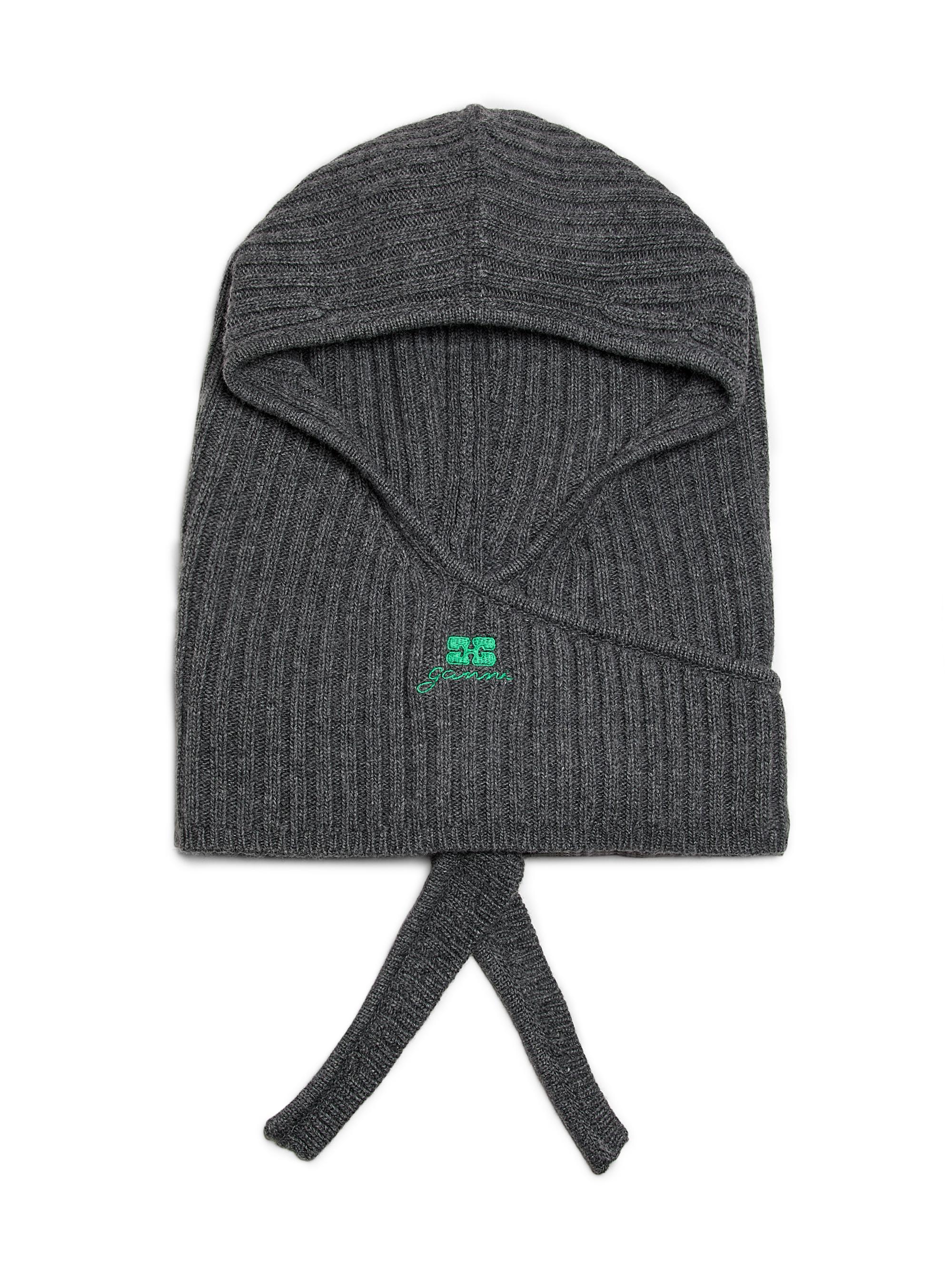 Ganni Wool Blend Logo Beanie | Saks Fifth Avenue