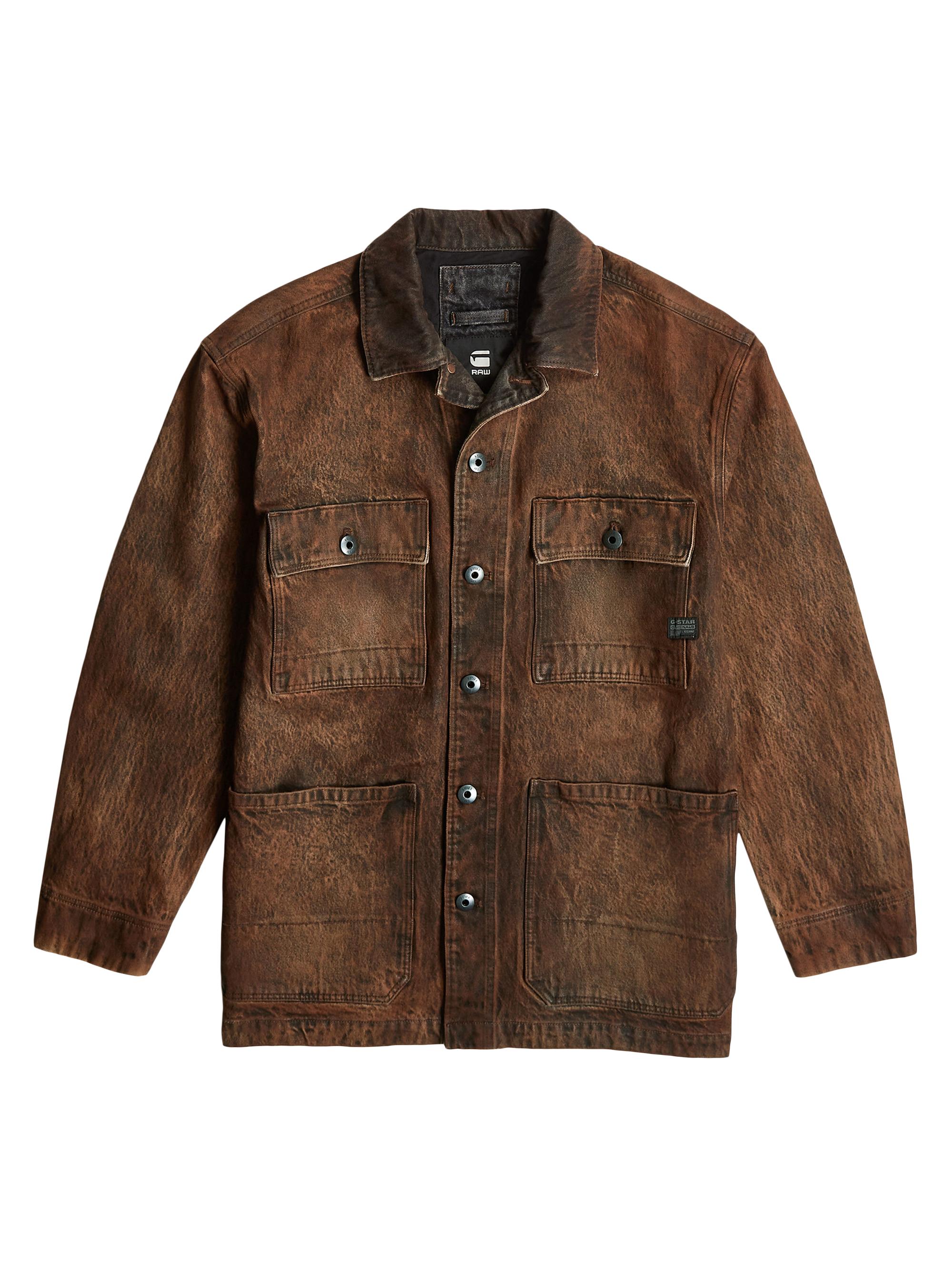 G-Star Men's Denim Chore Jacket - Faded Cognac Skin
