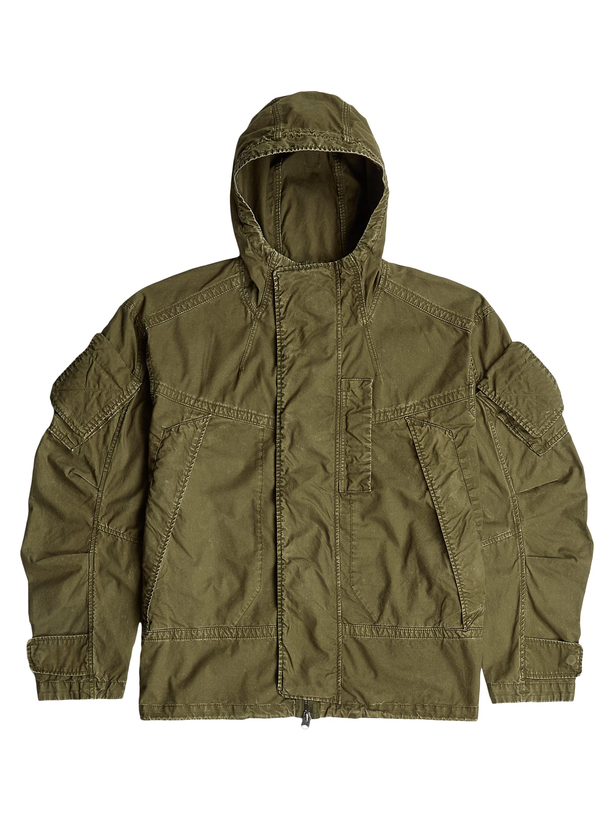 G-Star RAW Men's Hooded Cotton Canvas Parka - Overdye Shadow