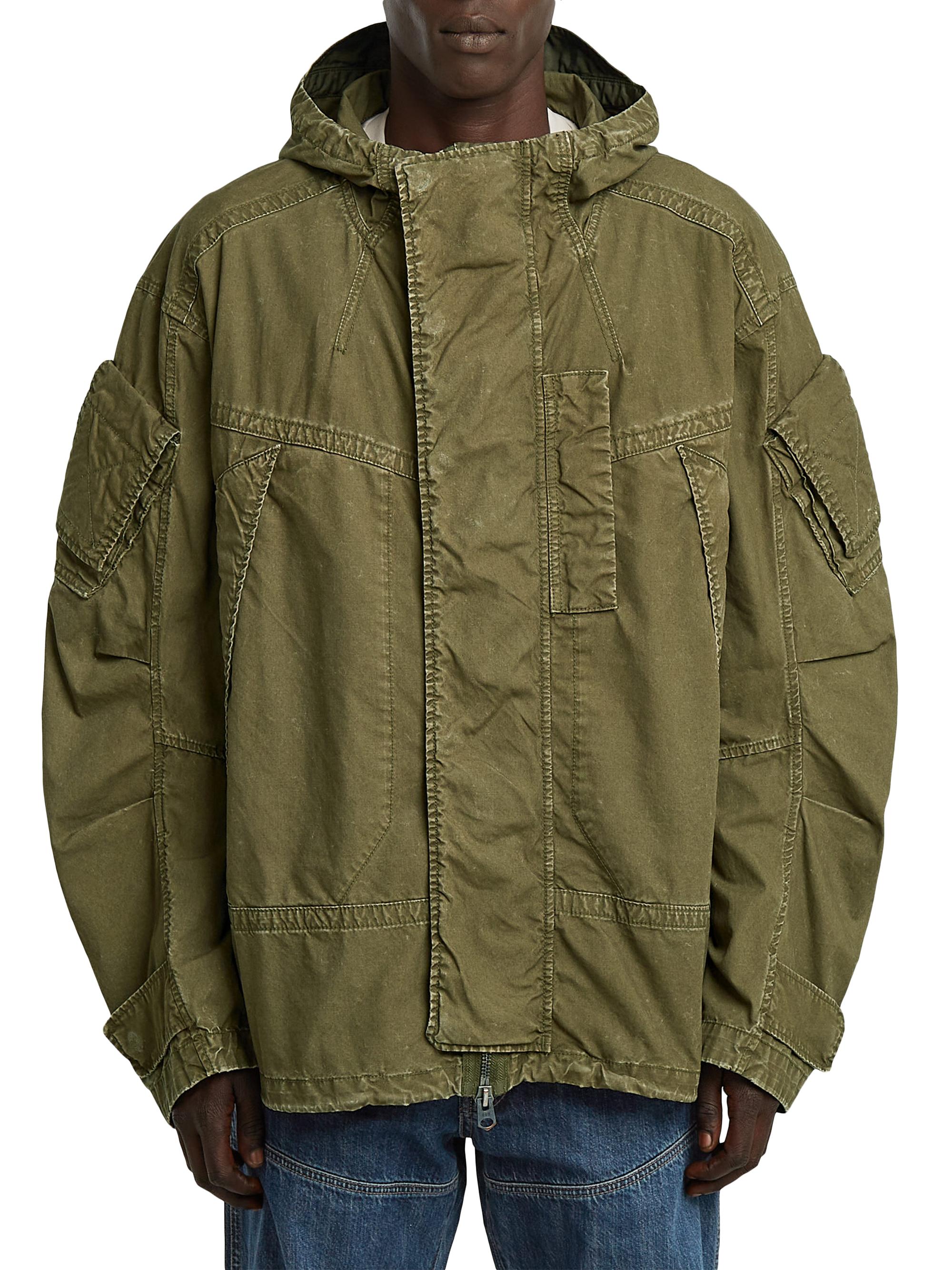 G-Star RAW Hooded Cotton Canvas Parka | Saks Fifth Avenue