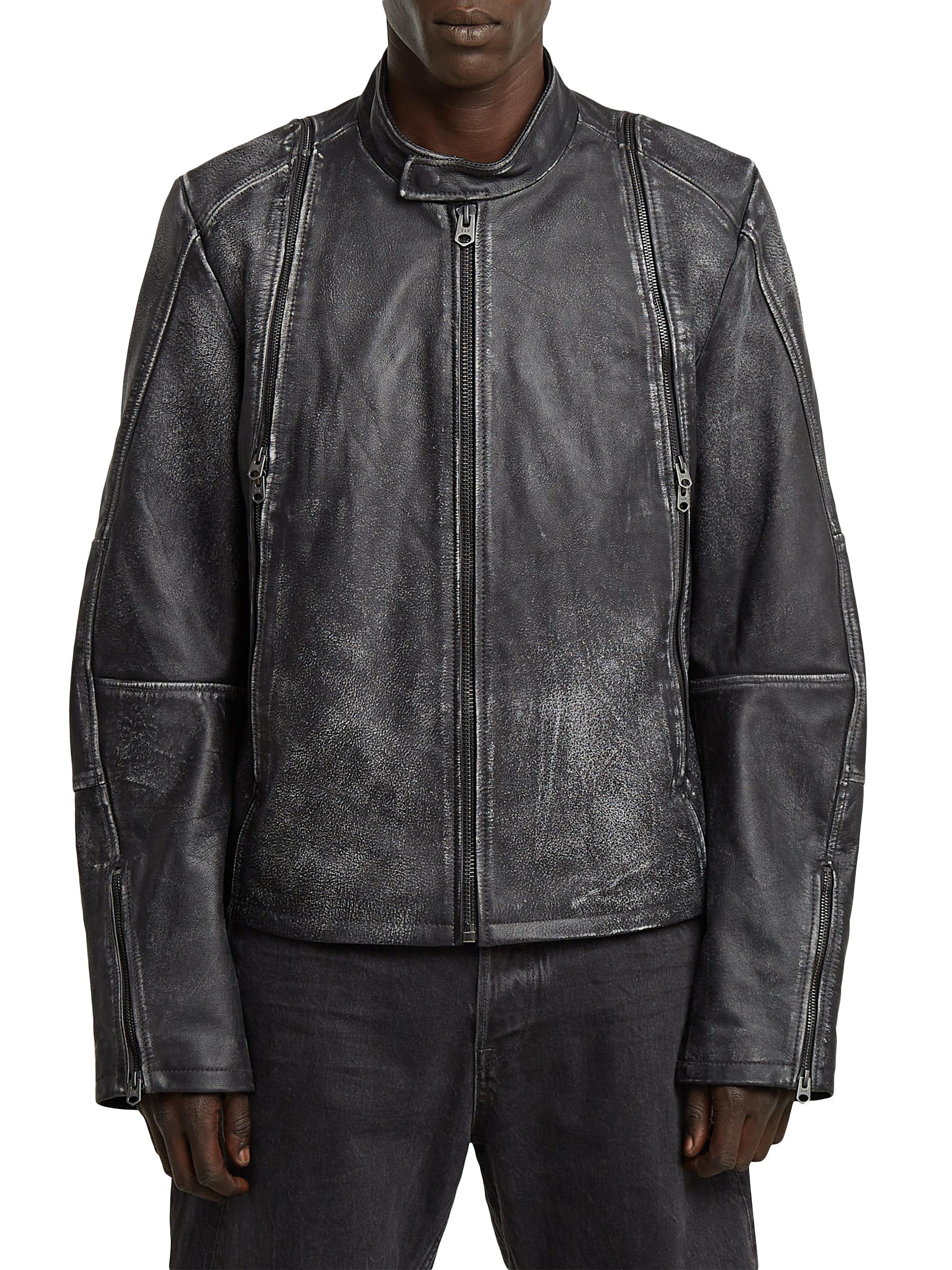 G-Star Leather Biker Jacket | Saks Fifth Avenue