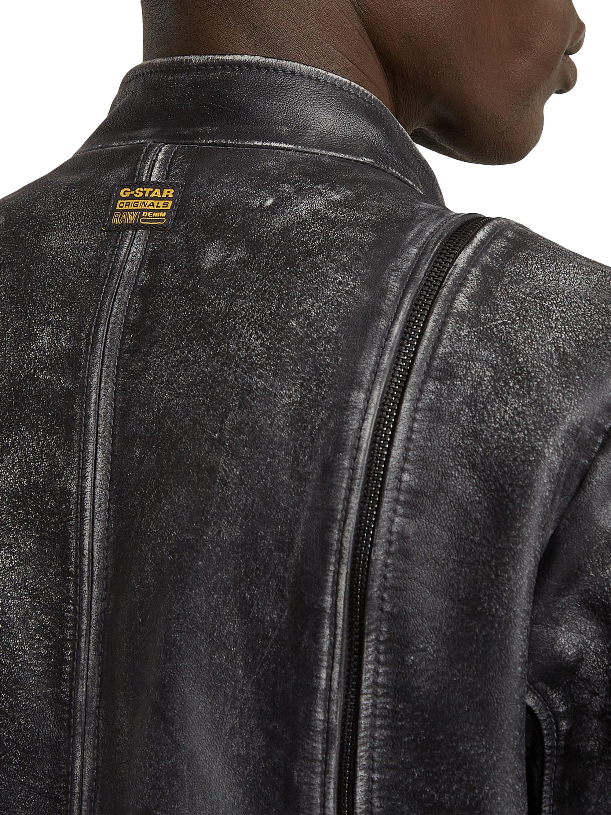 ジャケット・アウター G-STAR RAW MODERNIST LEATHER OVERSHIRT 0400024213042_VINTAGESHADOW_A4