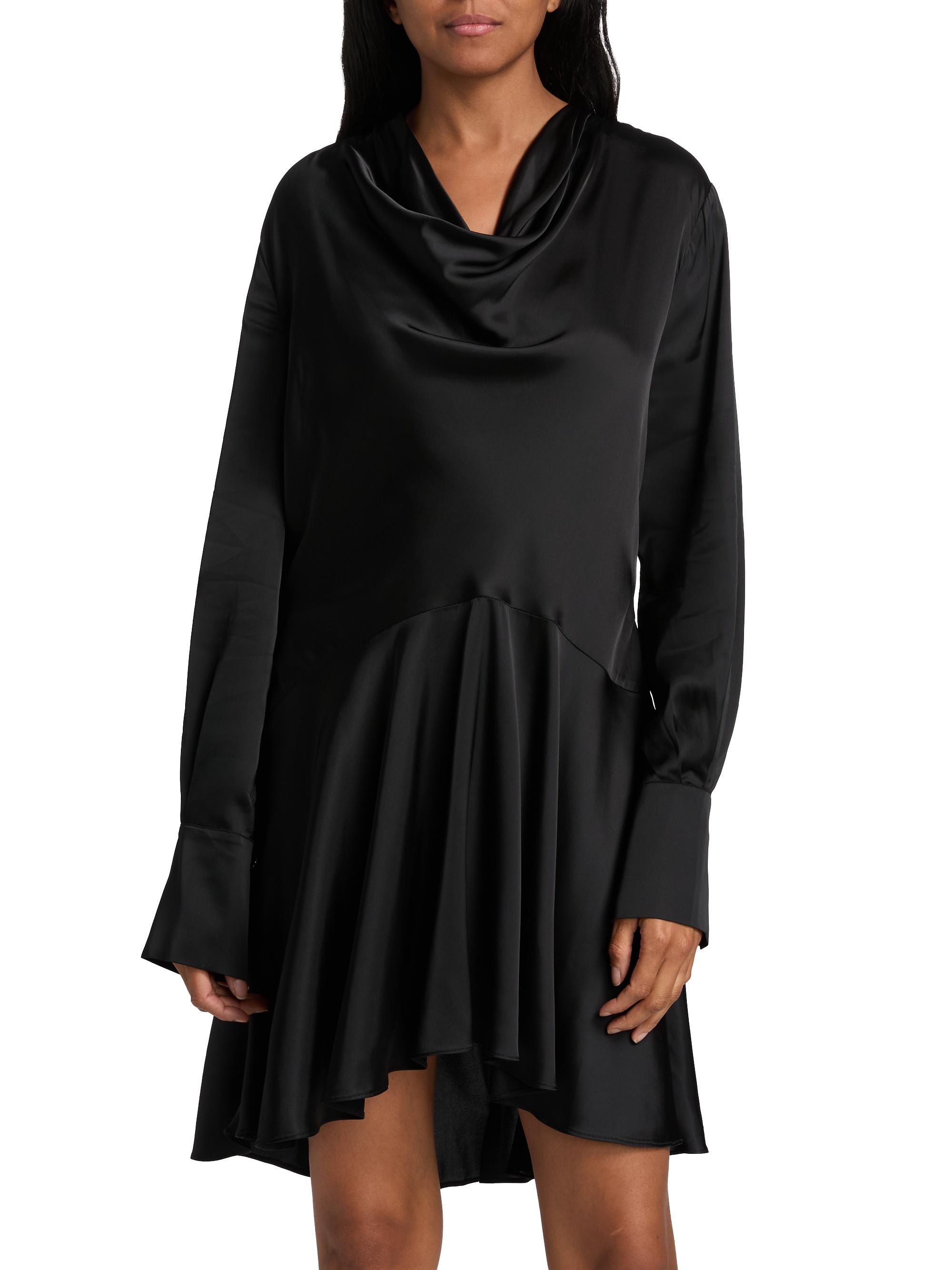 ganni bodycon dress Glitter Knit Double Knot Back Bodycon Dress junior / XL / charcoal main image 1