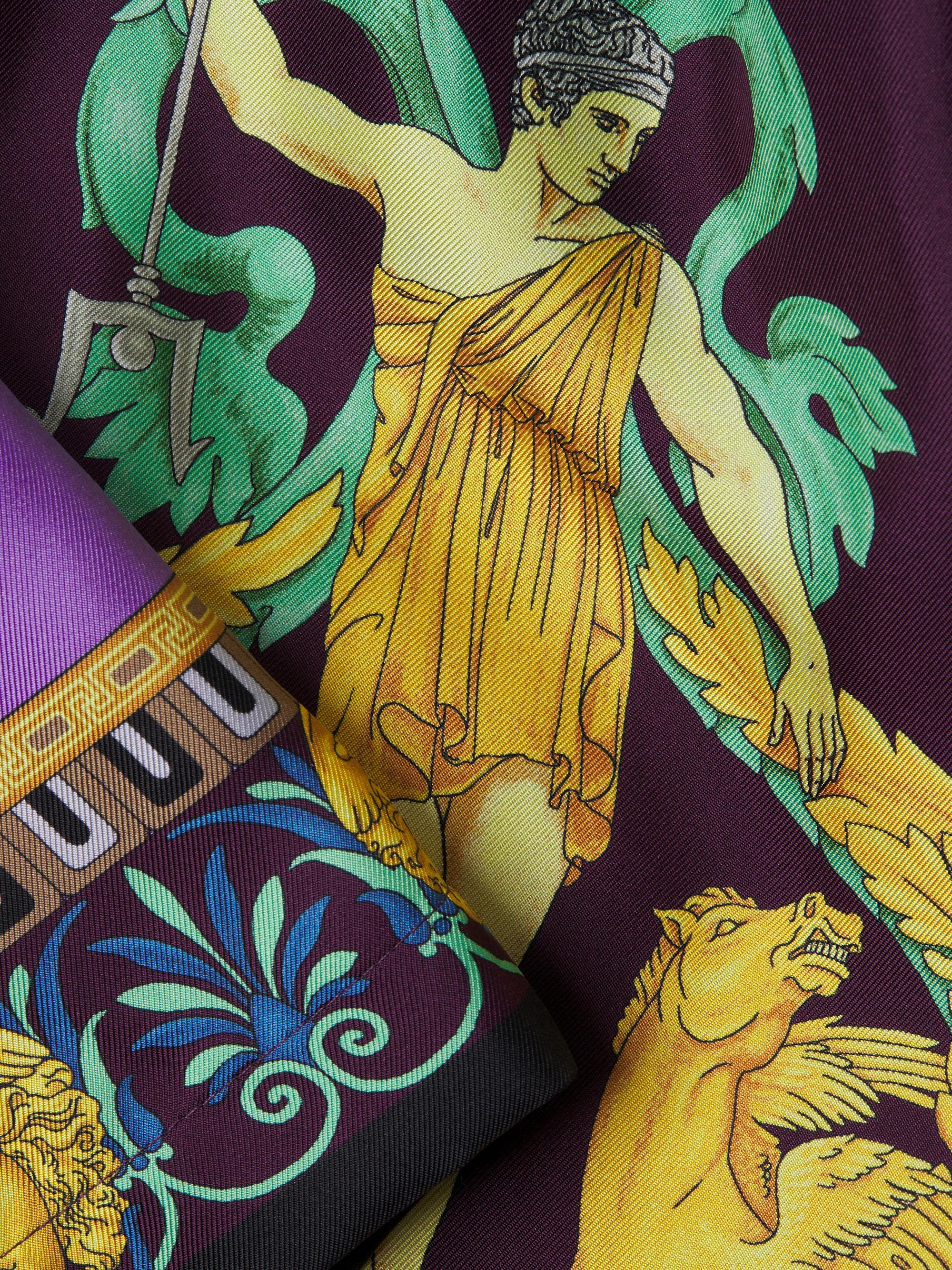 Versace Hall of Statues Silk Shorts | Saks Fifth Avenue