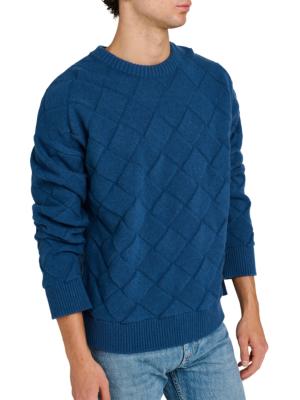 Bottega Veneta Intrecciato 3D Wool-Blend Knit Sweater | Saks Fifth