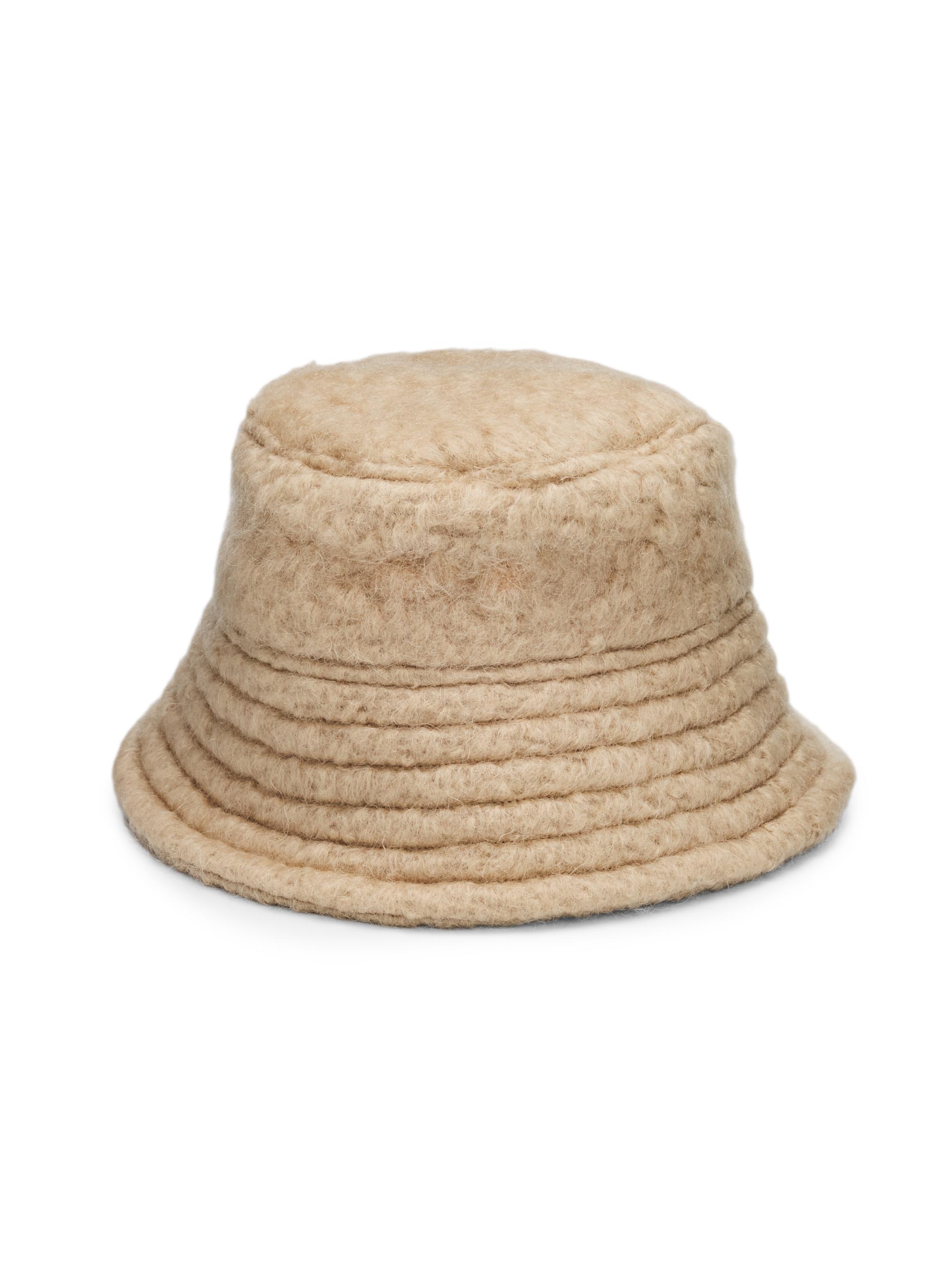 Dries Van Noten Men's Gilly Mohair-Wool Bucket Hat - Beige