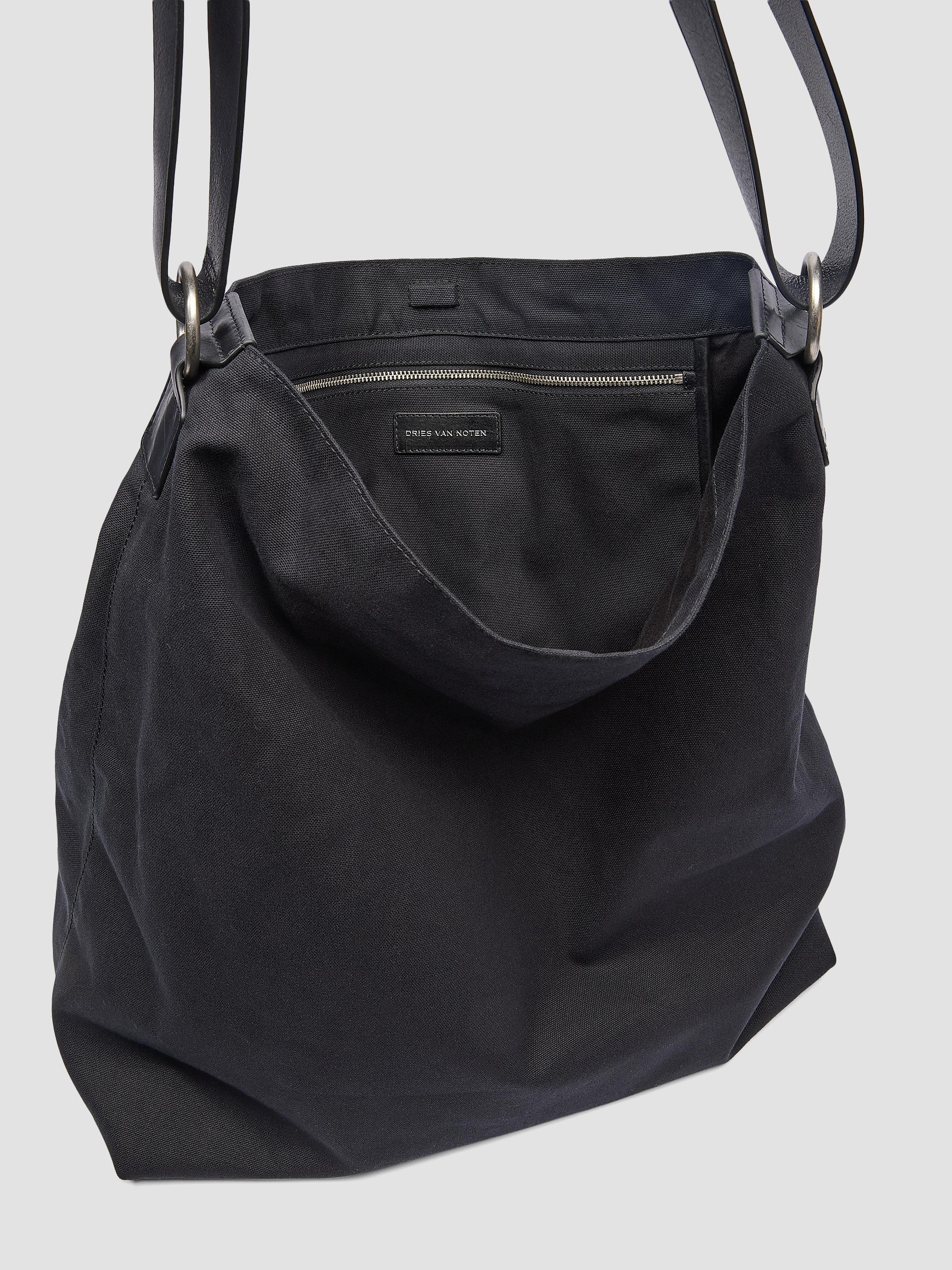 Dries Van Noten Cotton & Leather Tote Bag | Saks Fifth Avenue