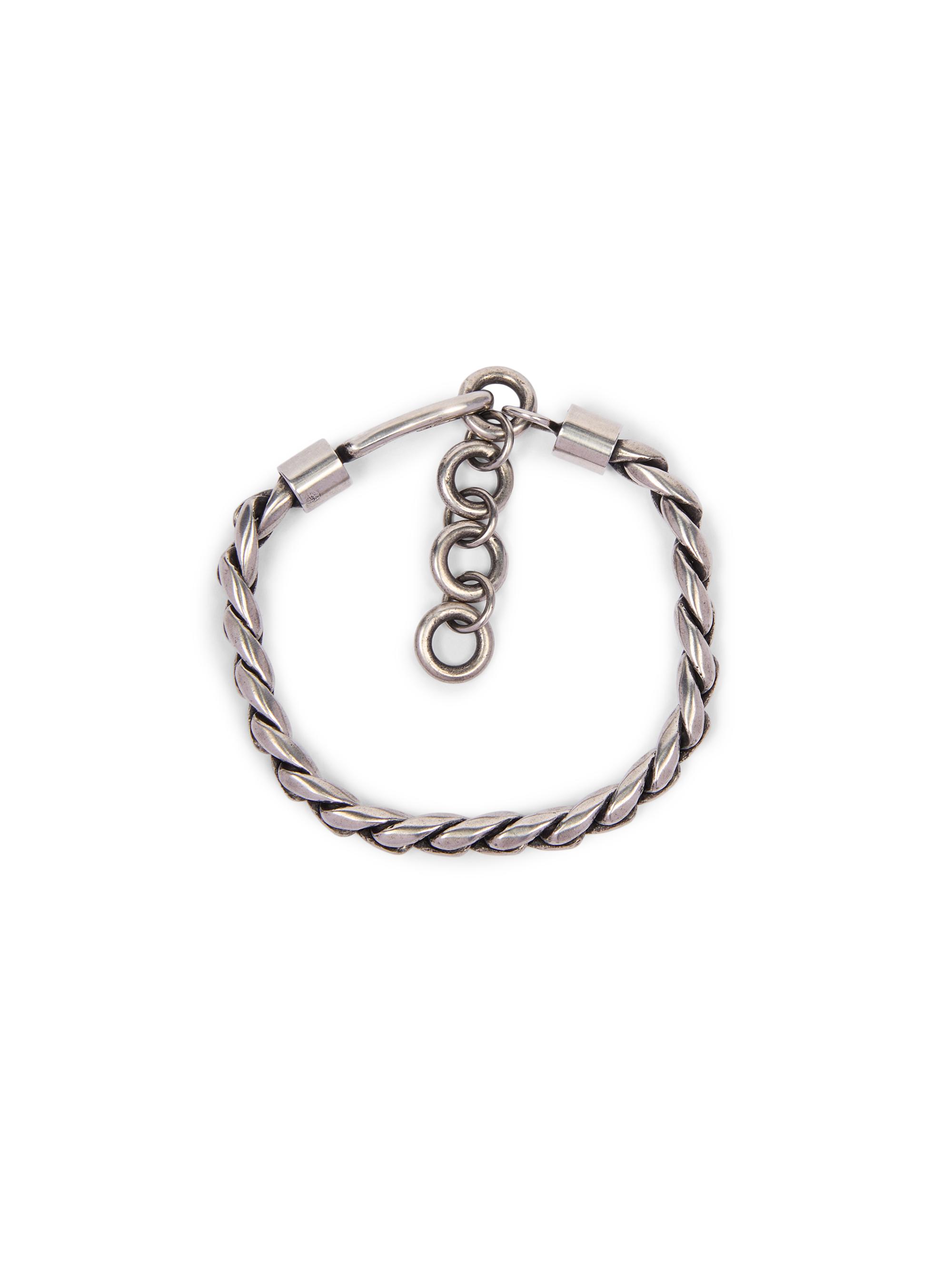 Dries Van Noten Men's Silvertone Bracelet - Palladium