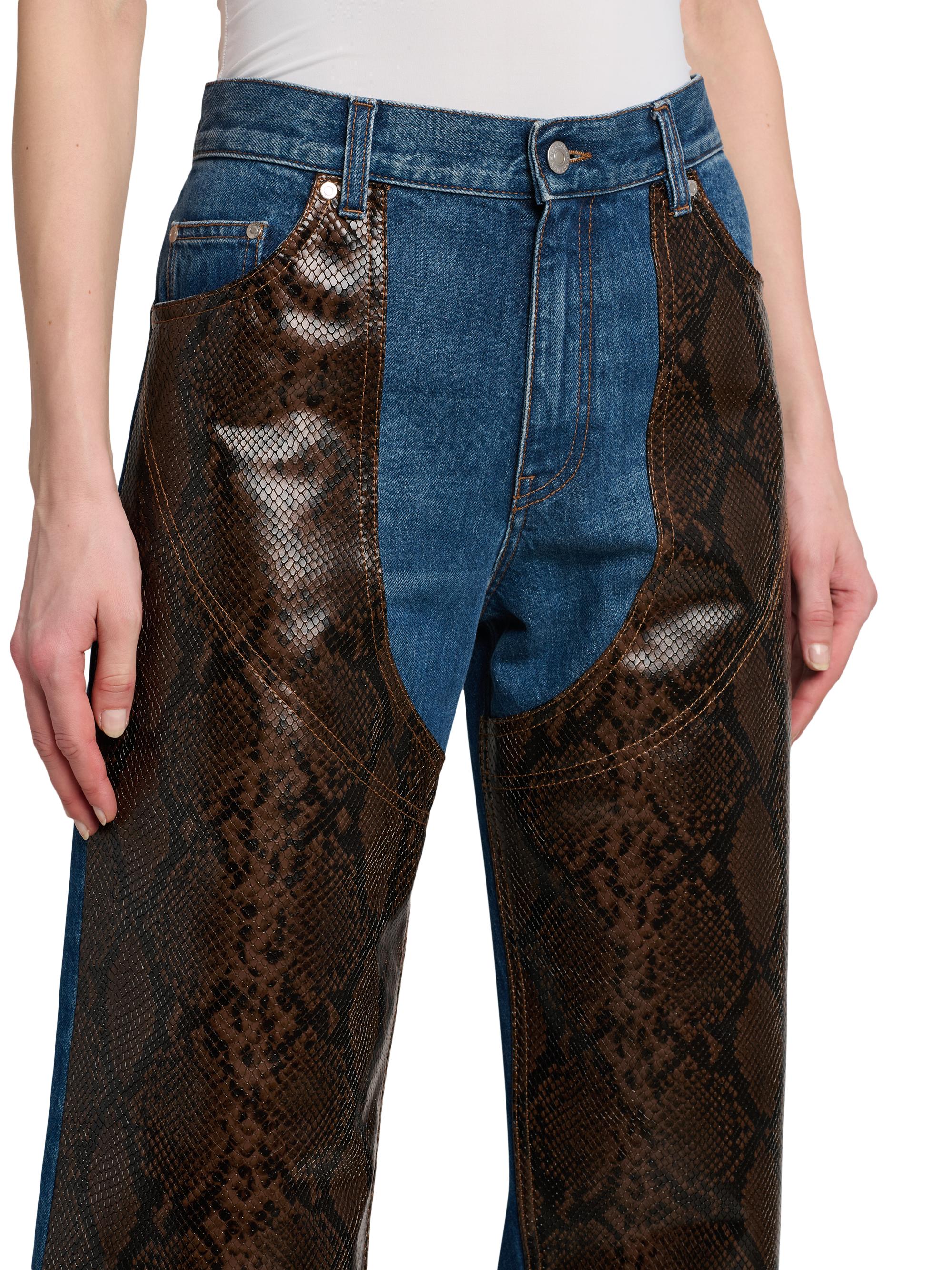 Stella McCartney Snake-Inspired Chap Jeans | Saks Fifth Avenue