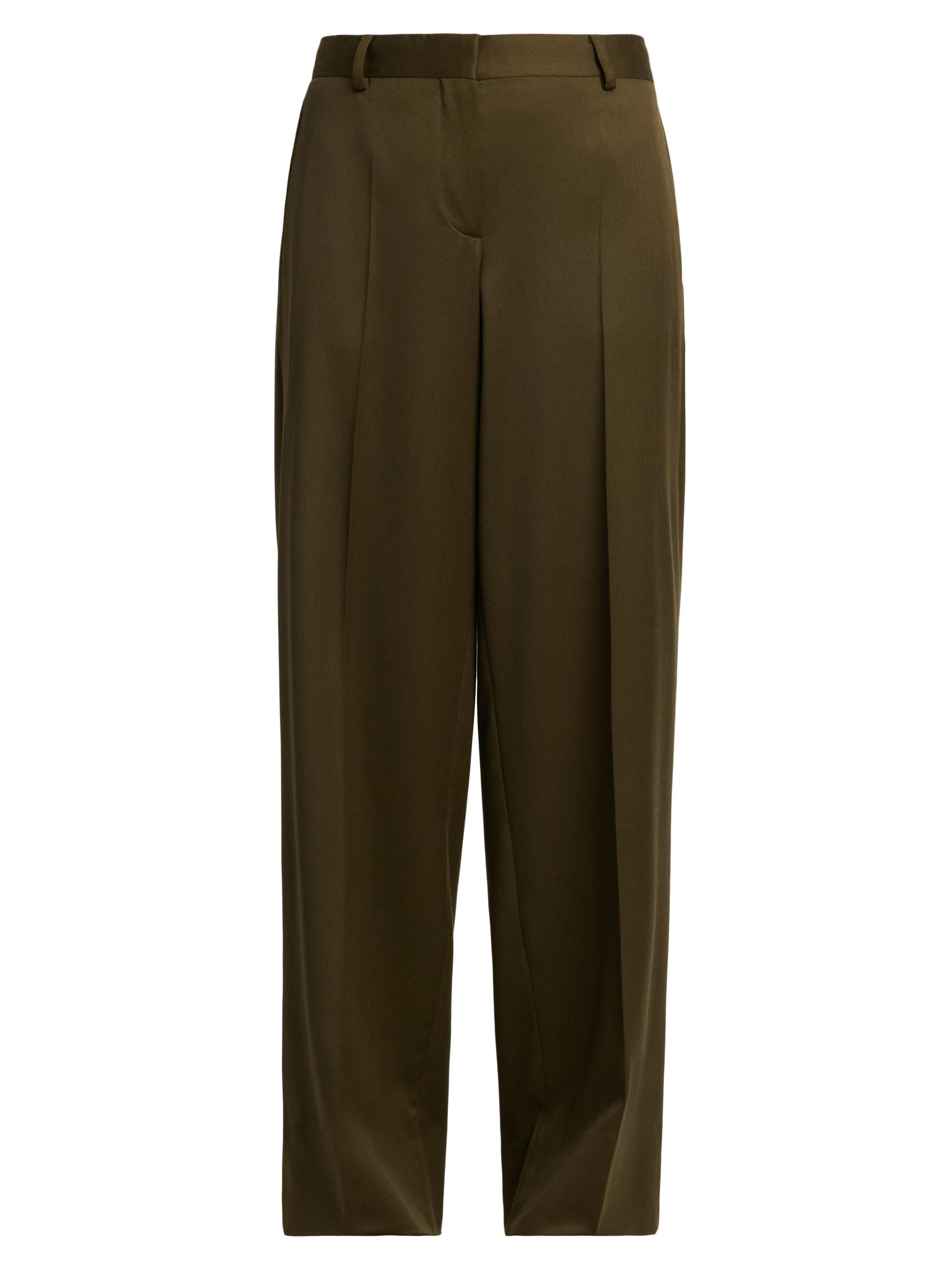 Shiny Tailoring Loose Trousers