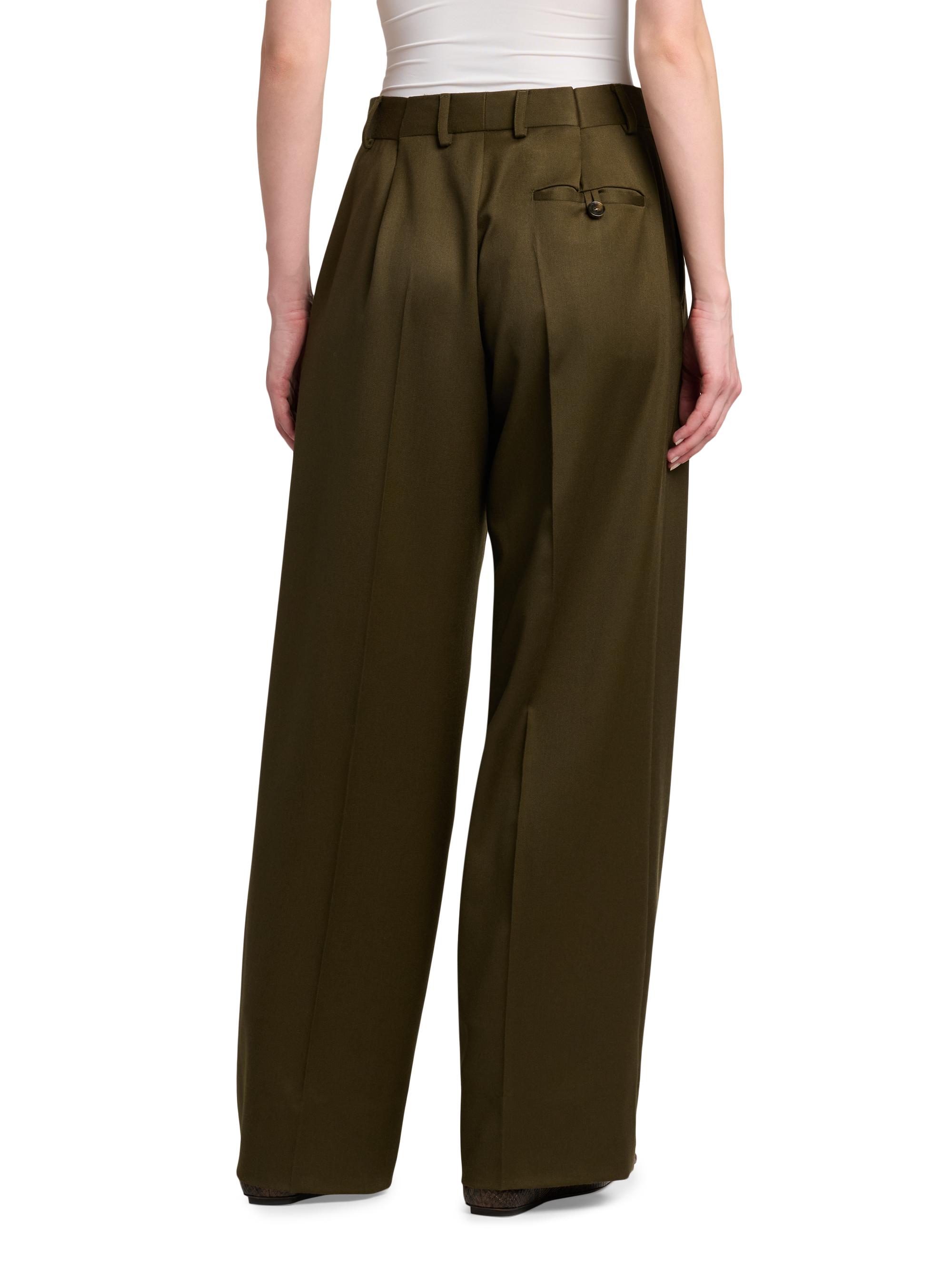 Stella McCartney Shiny Tailoring Loose Trousers | Saks Fifth Avenue